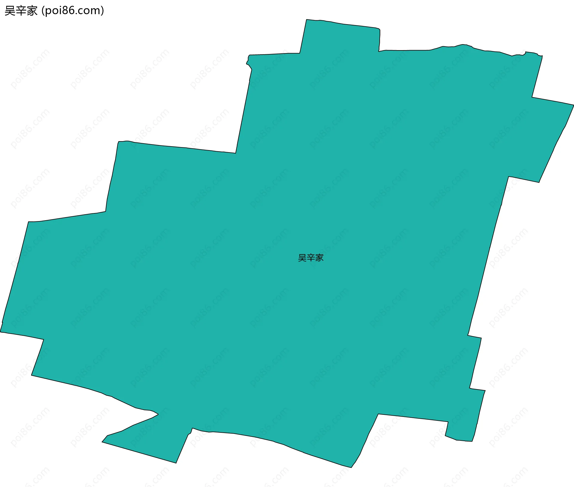 吴辛家边界地图