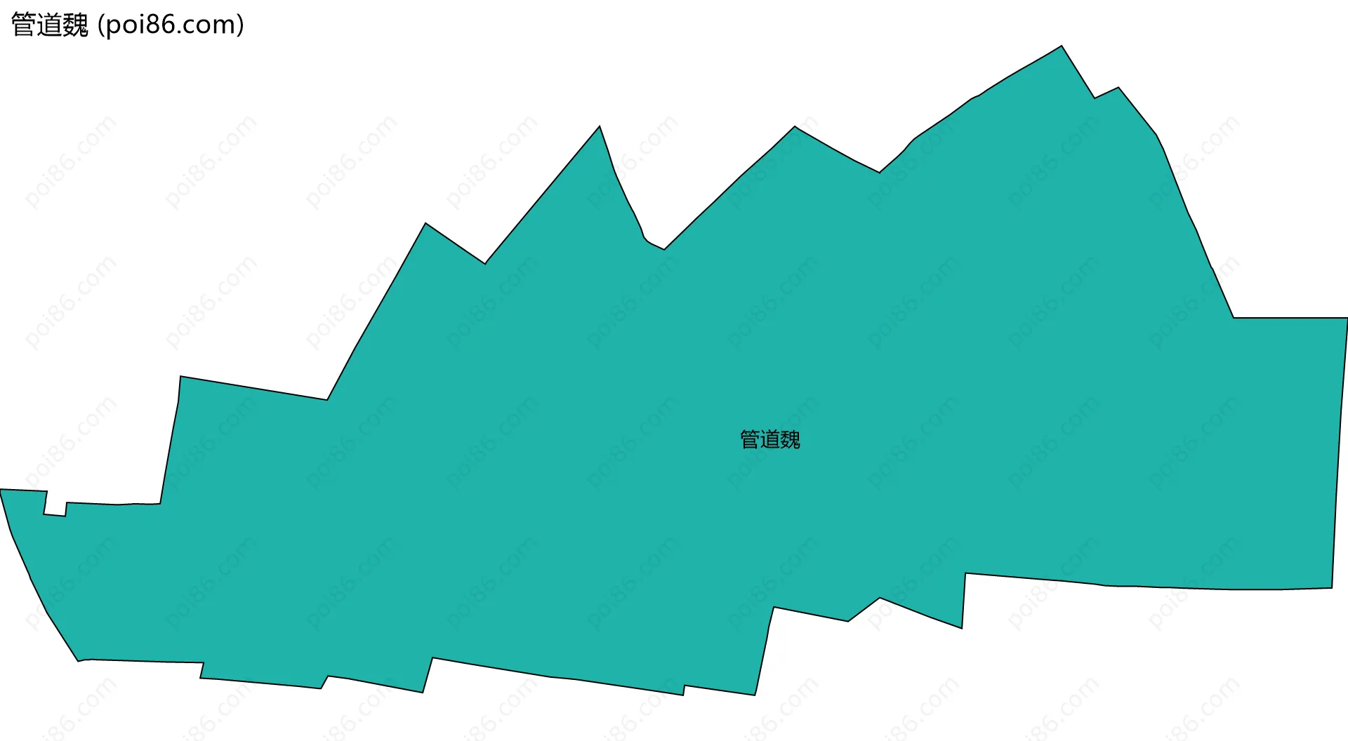 管道魏边界地图