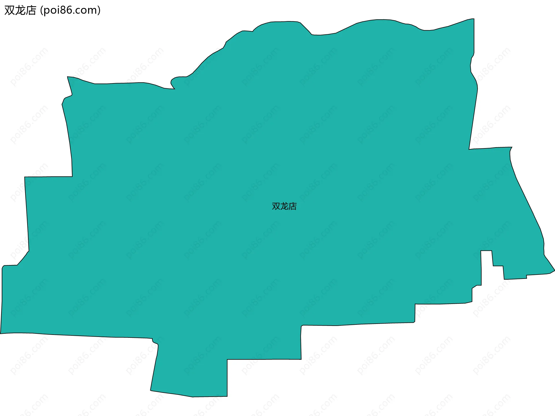 双龙店边界地图