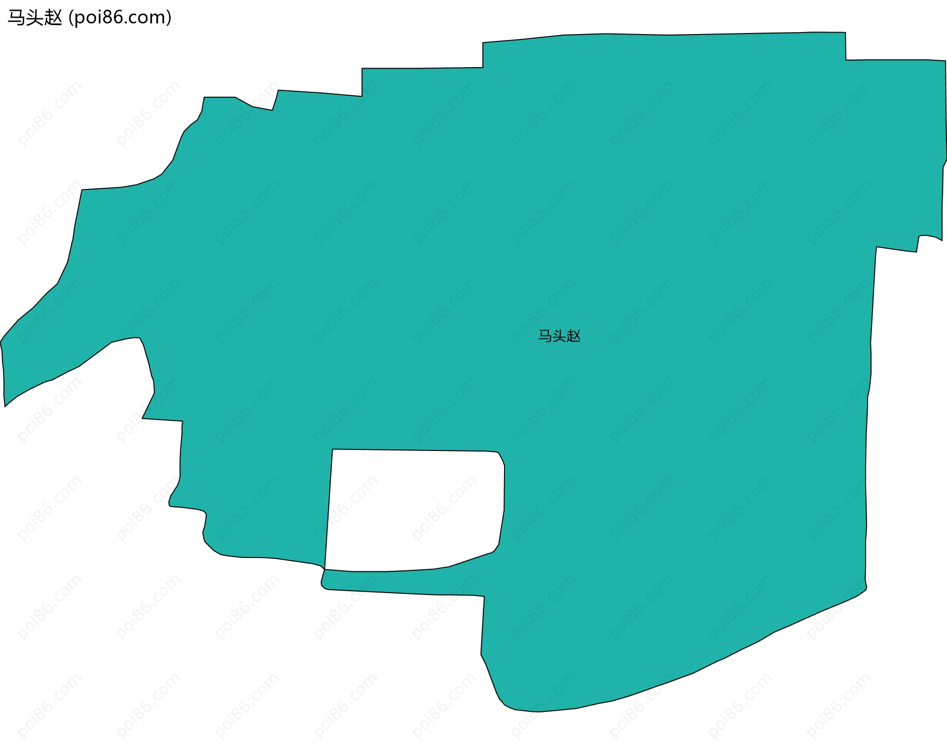 马头赵边界地图