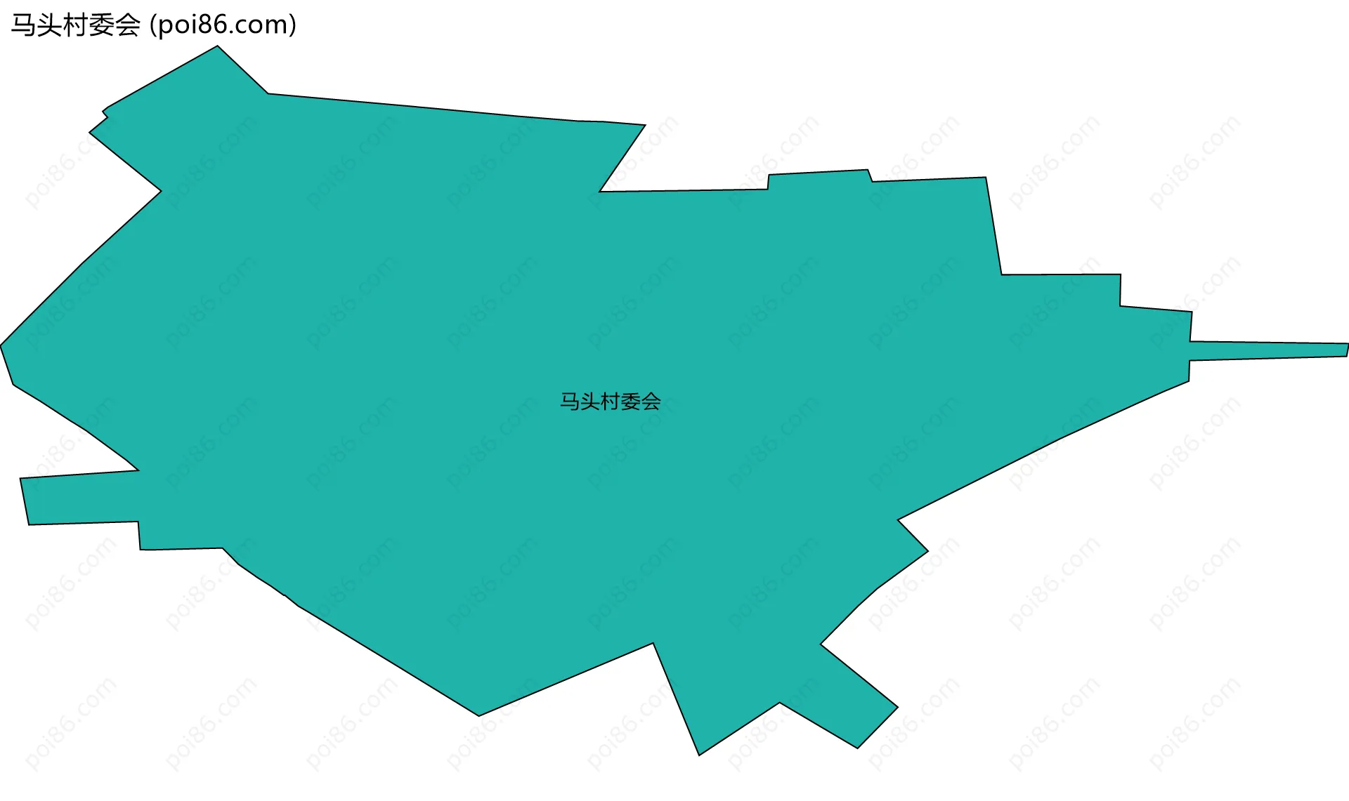 马头村委会边界地图