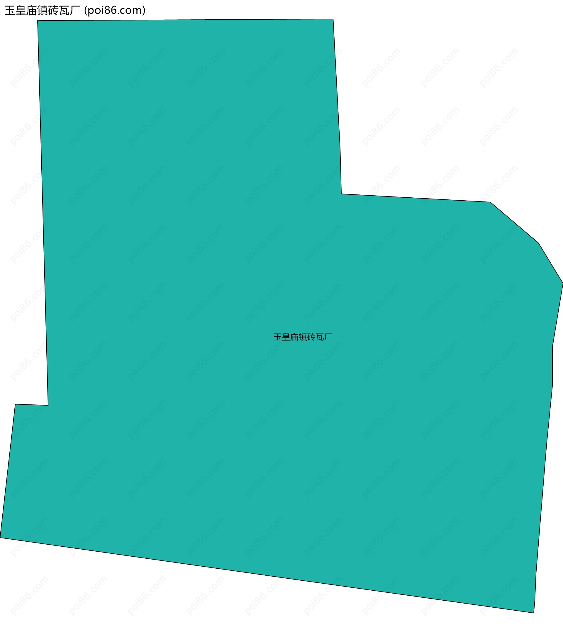 玉皇庙镇砖瓦厂边界地图