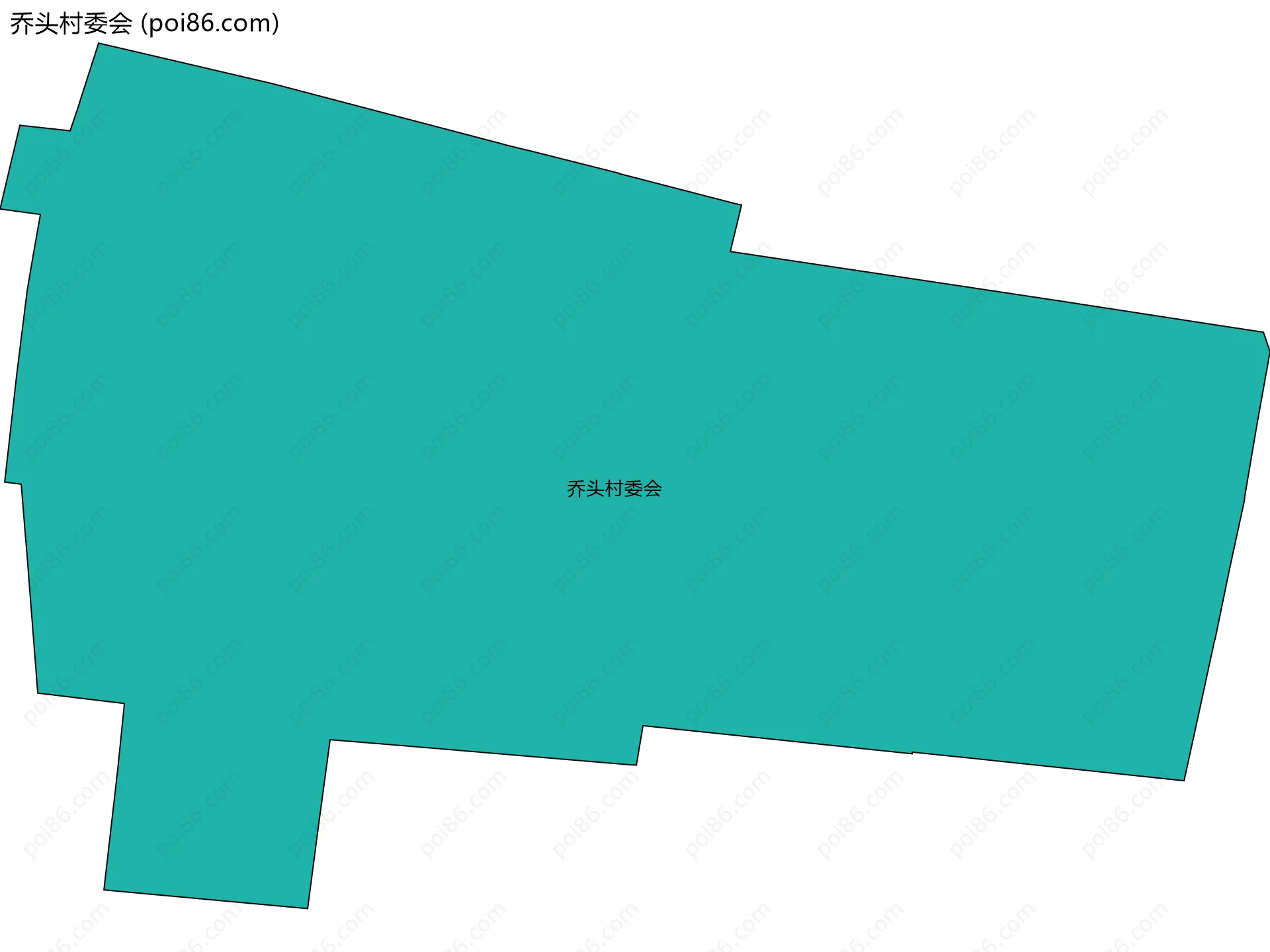乔头村委会边界地图