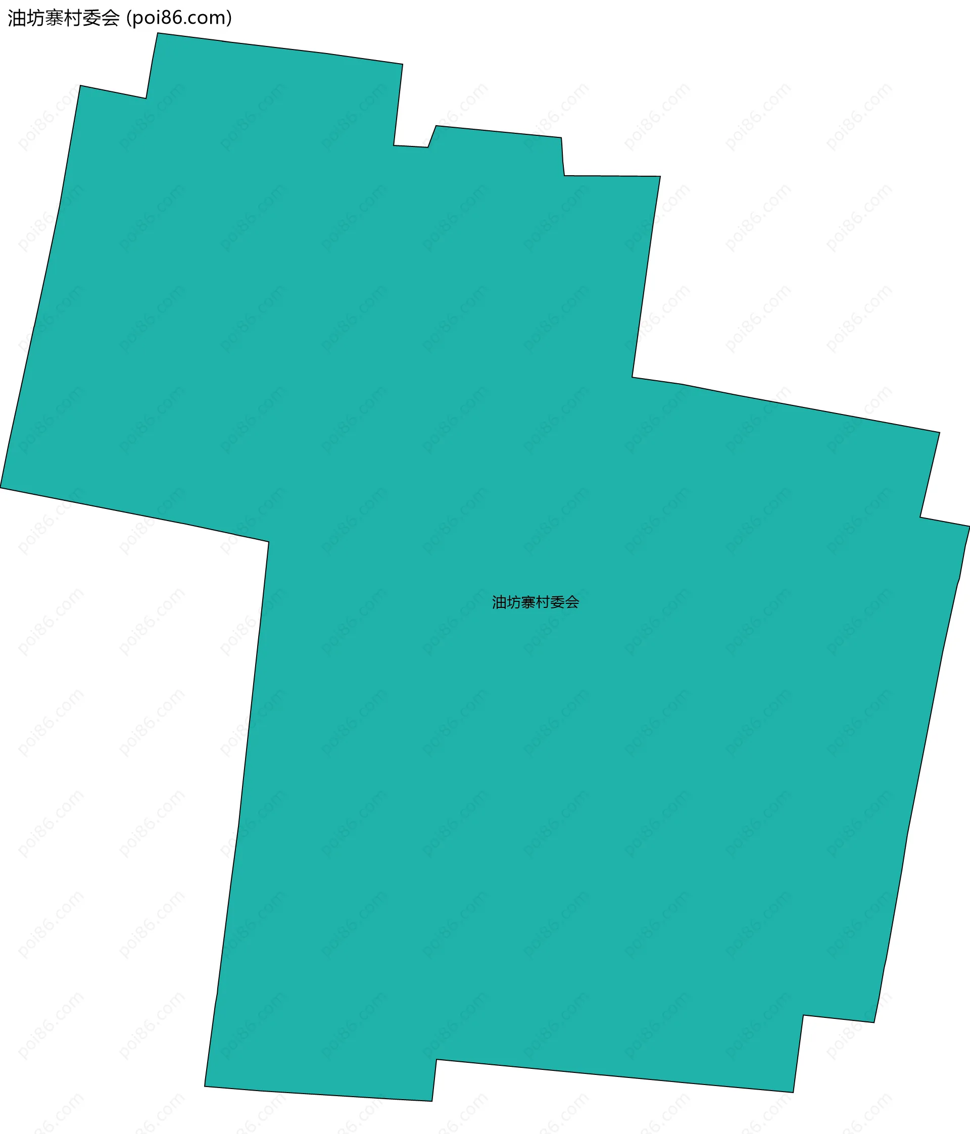 油坊寨村委会边界地图