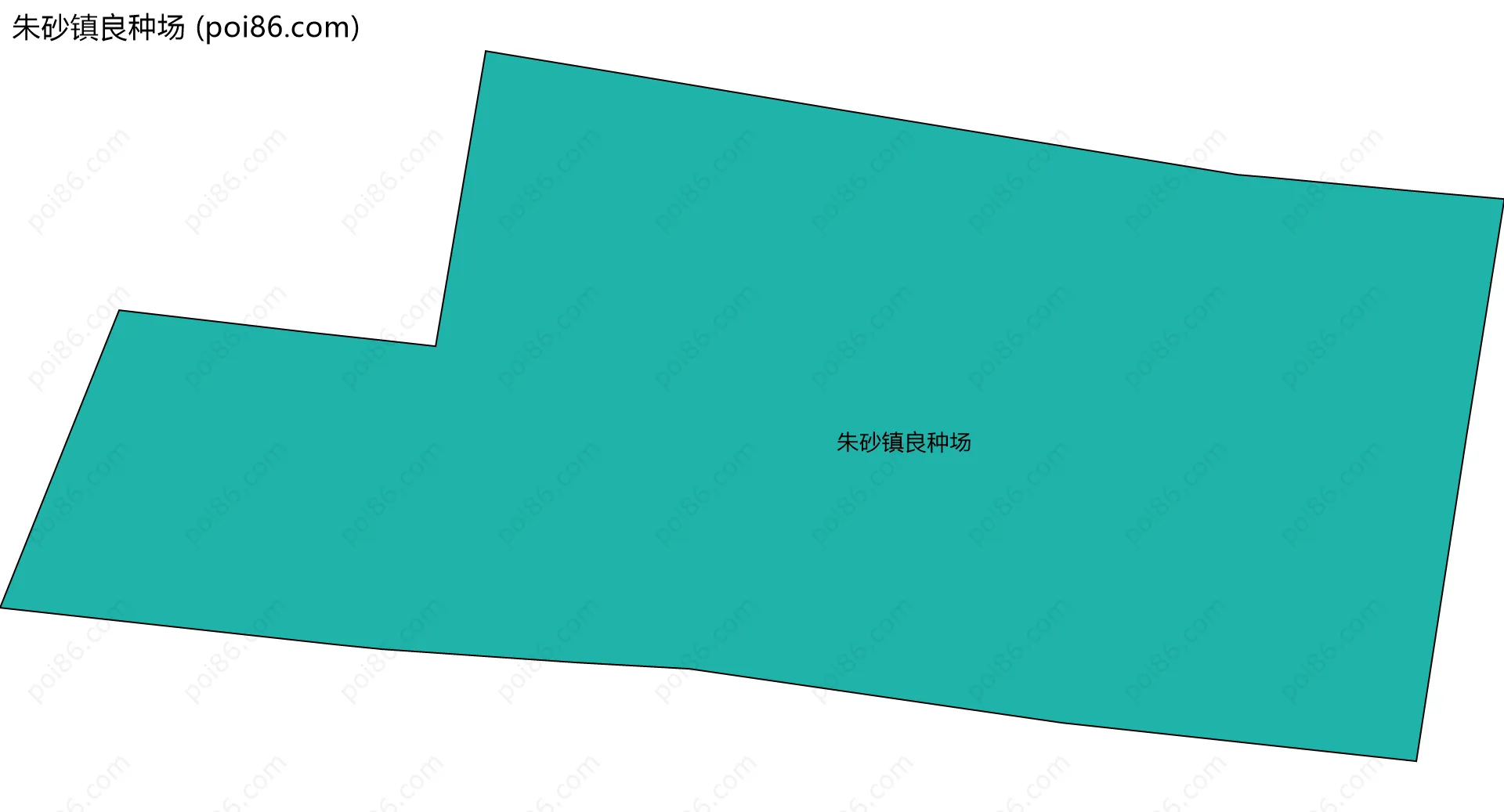朱砂镇良种场边界地图