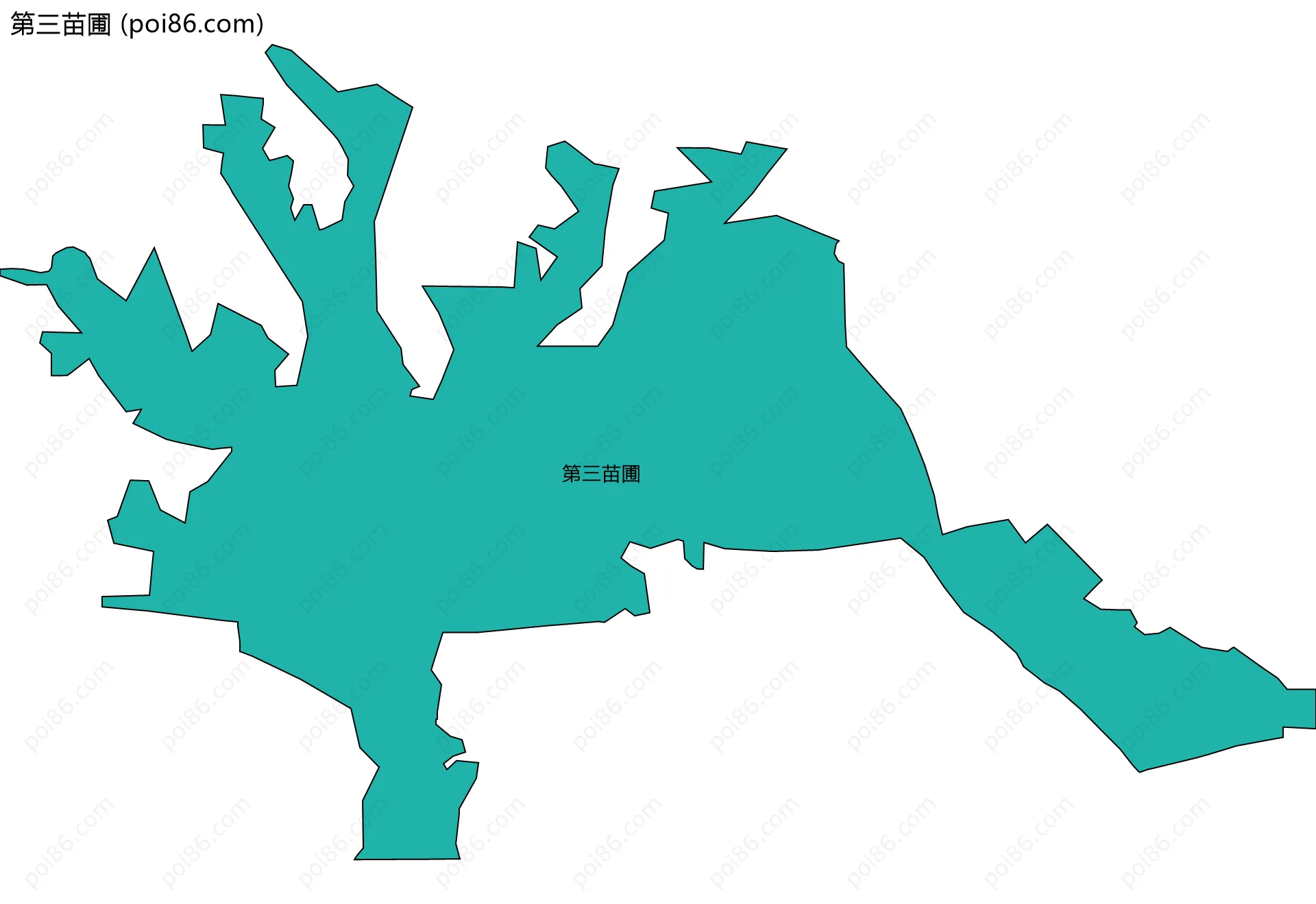 第三苗圃边界地图