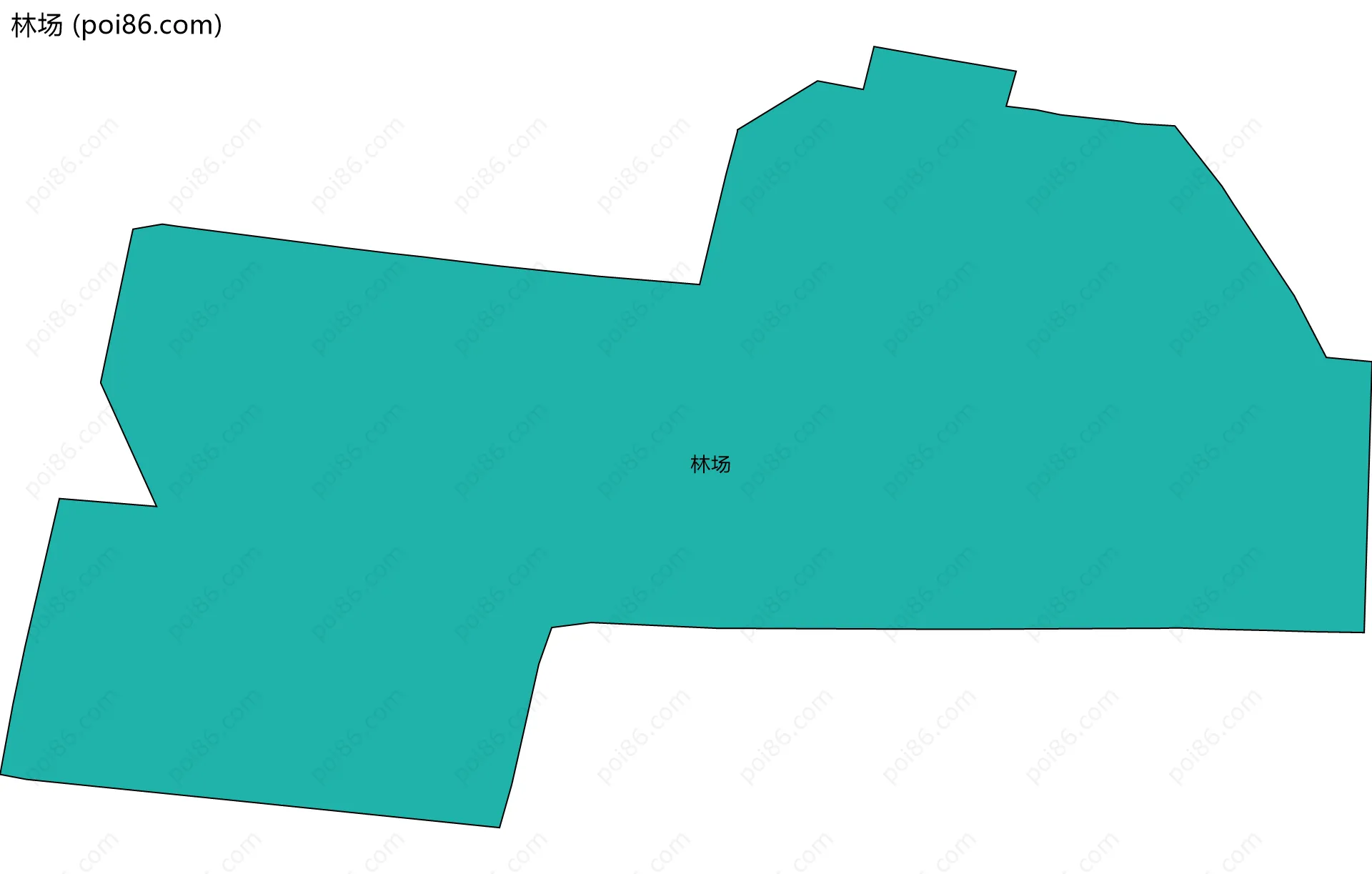 林场边界地图