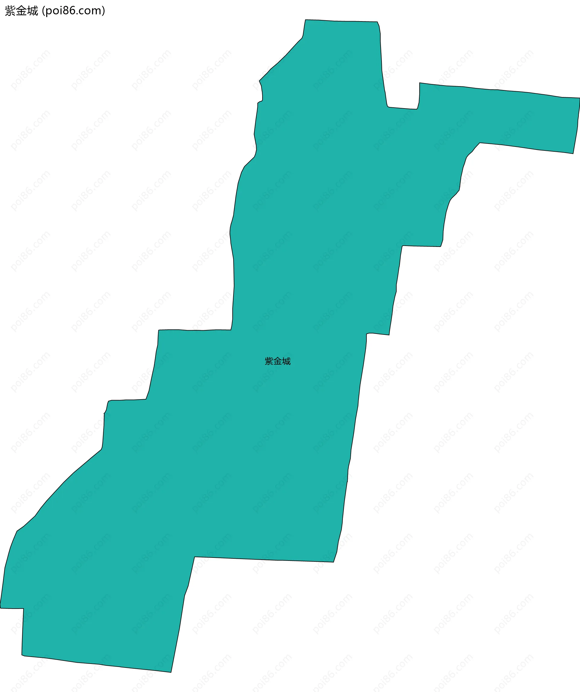 紫金城边界地图