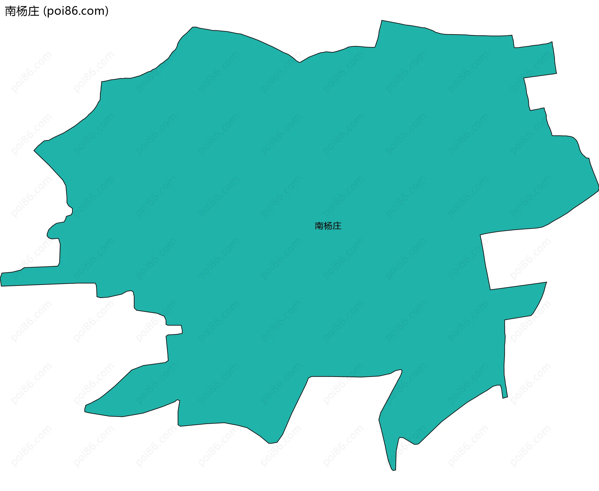 南杨庄边界地图