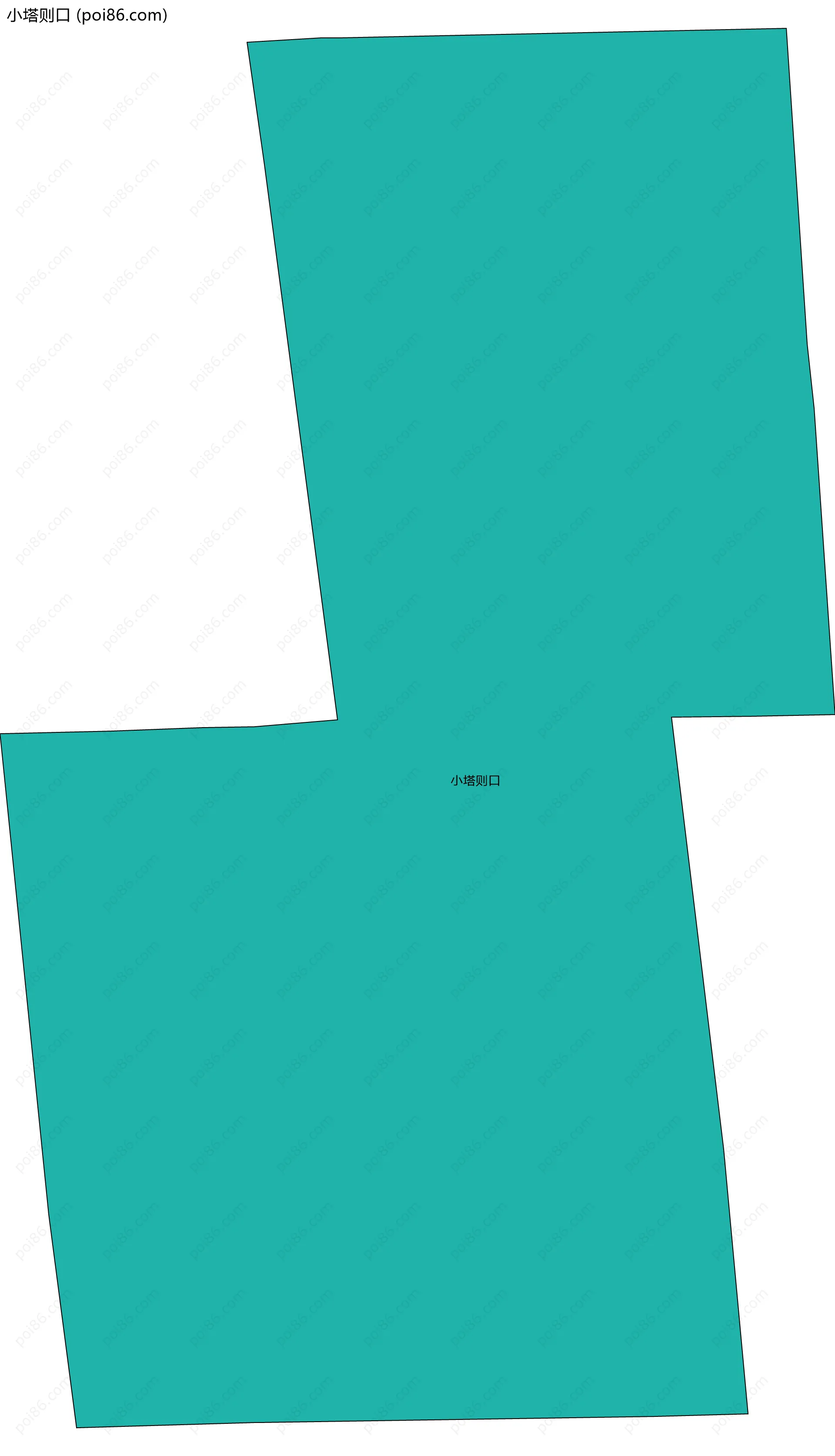 小塔则口边界地图