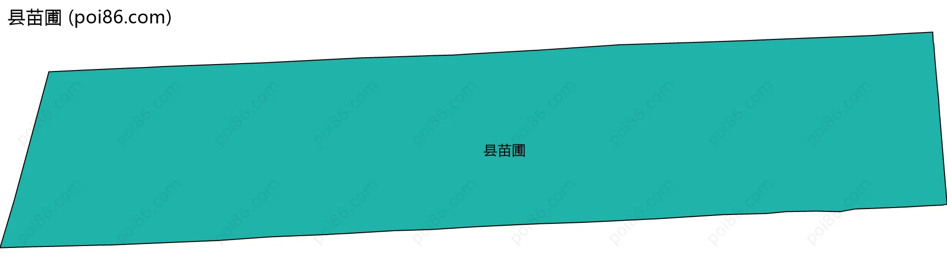 县苗圃边界地图