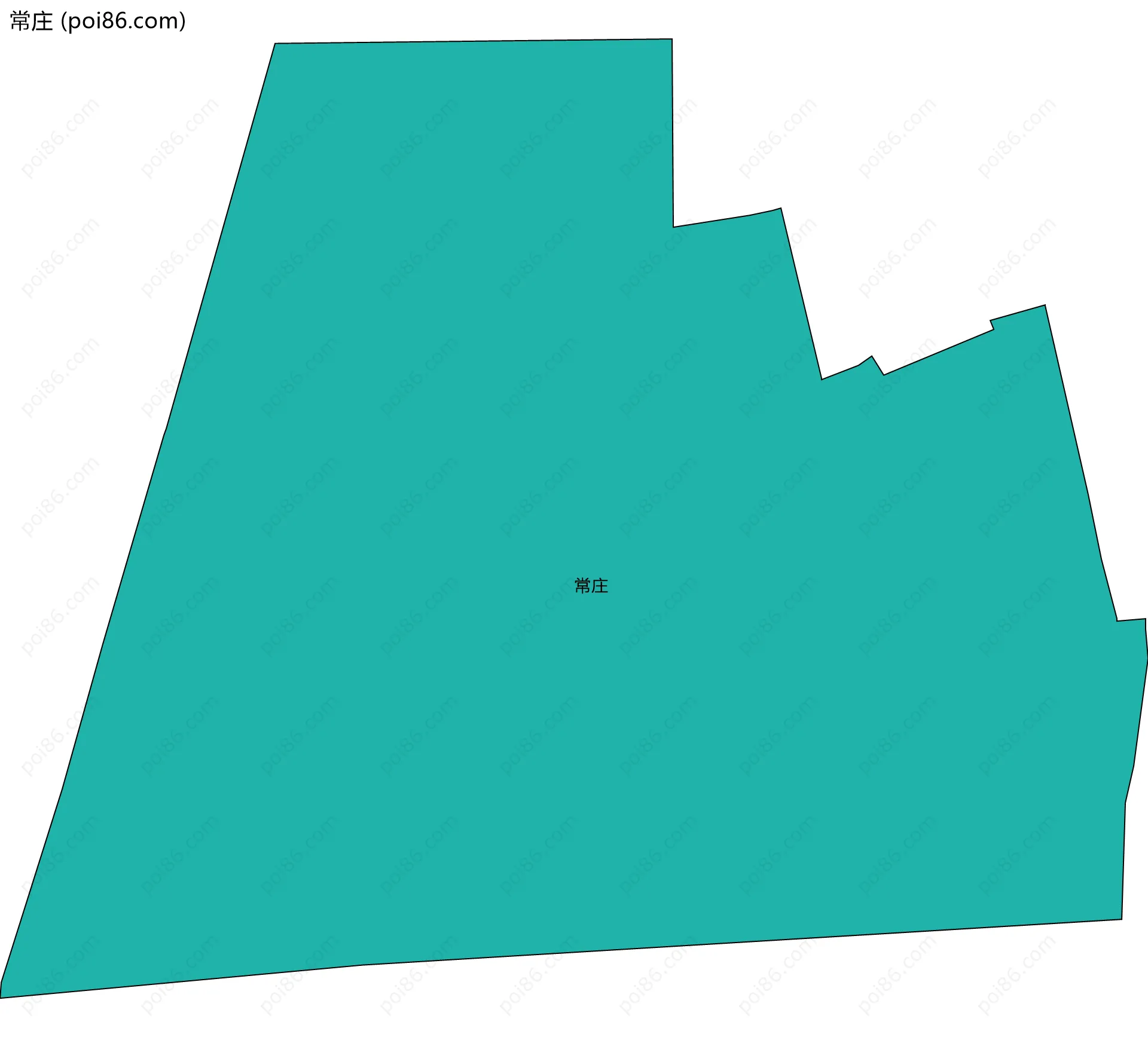 常庄边界地图