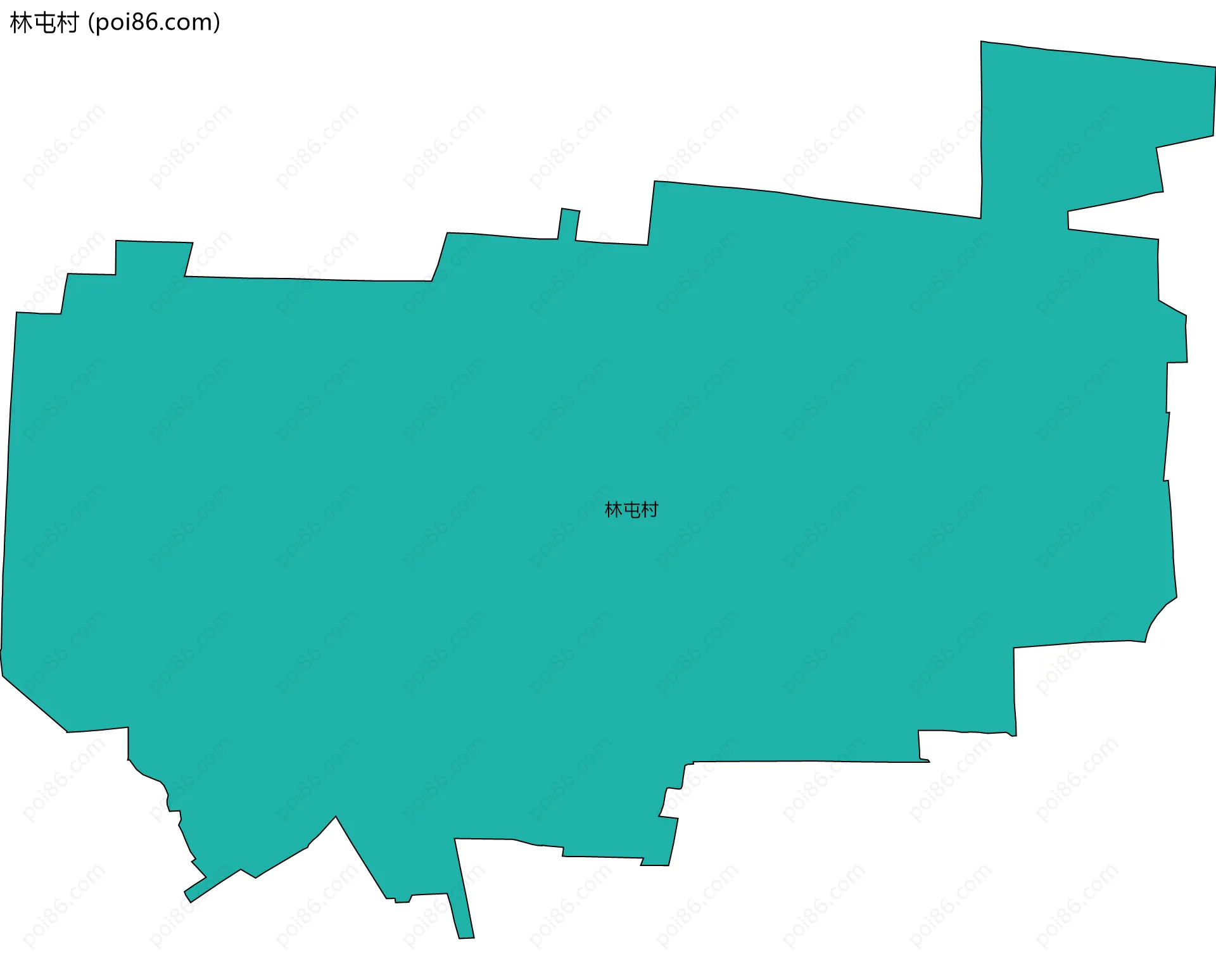 林屯村边界地图