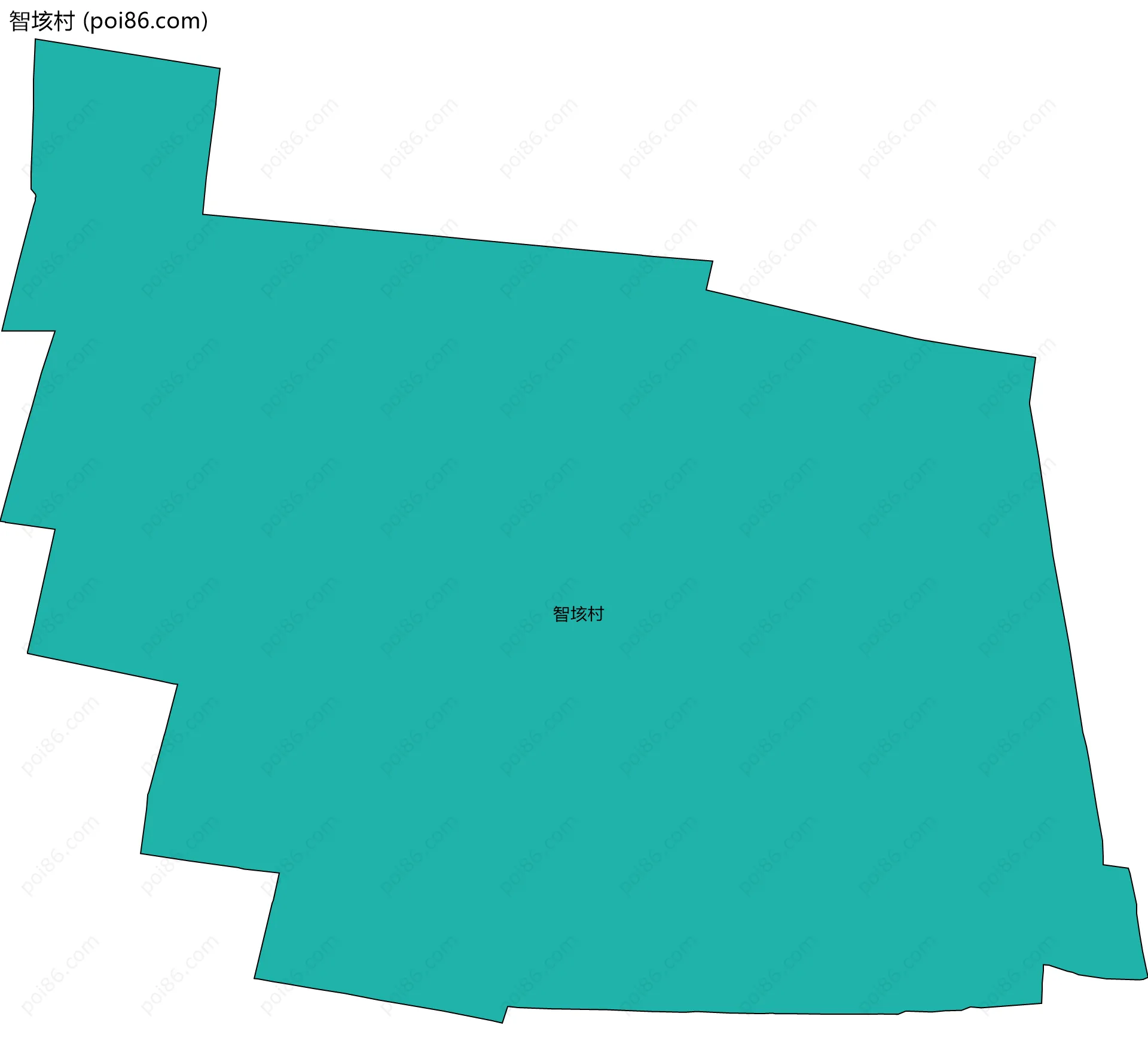 智垓村边界地图