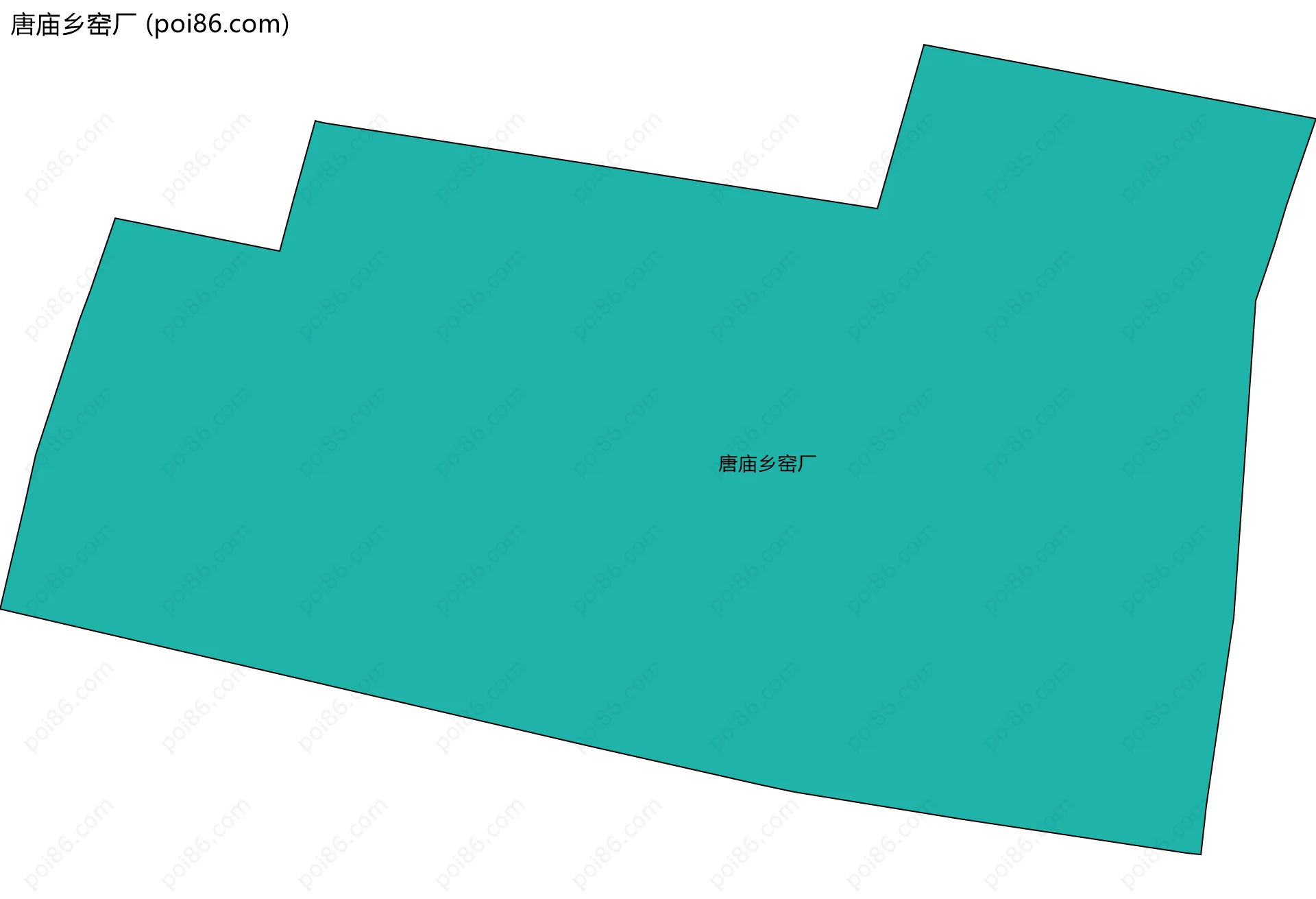 唐庙乡窑厂边界地图