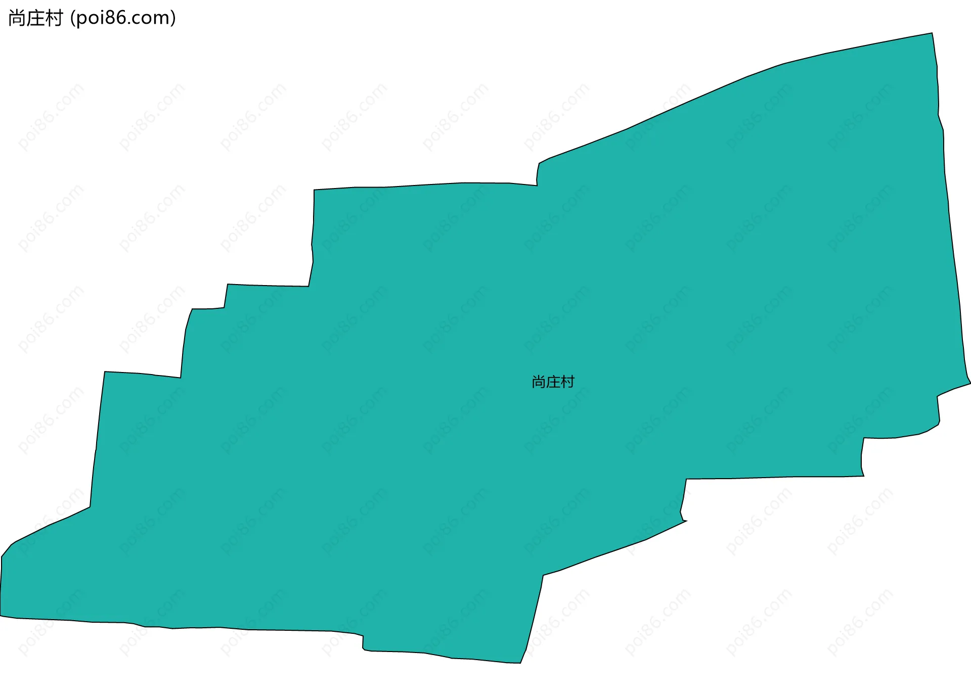 尚庄村边界地图