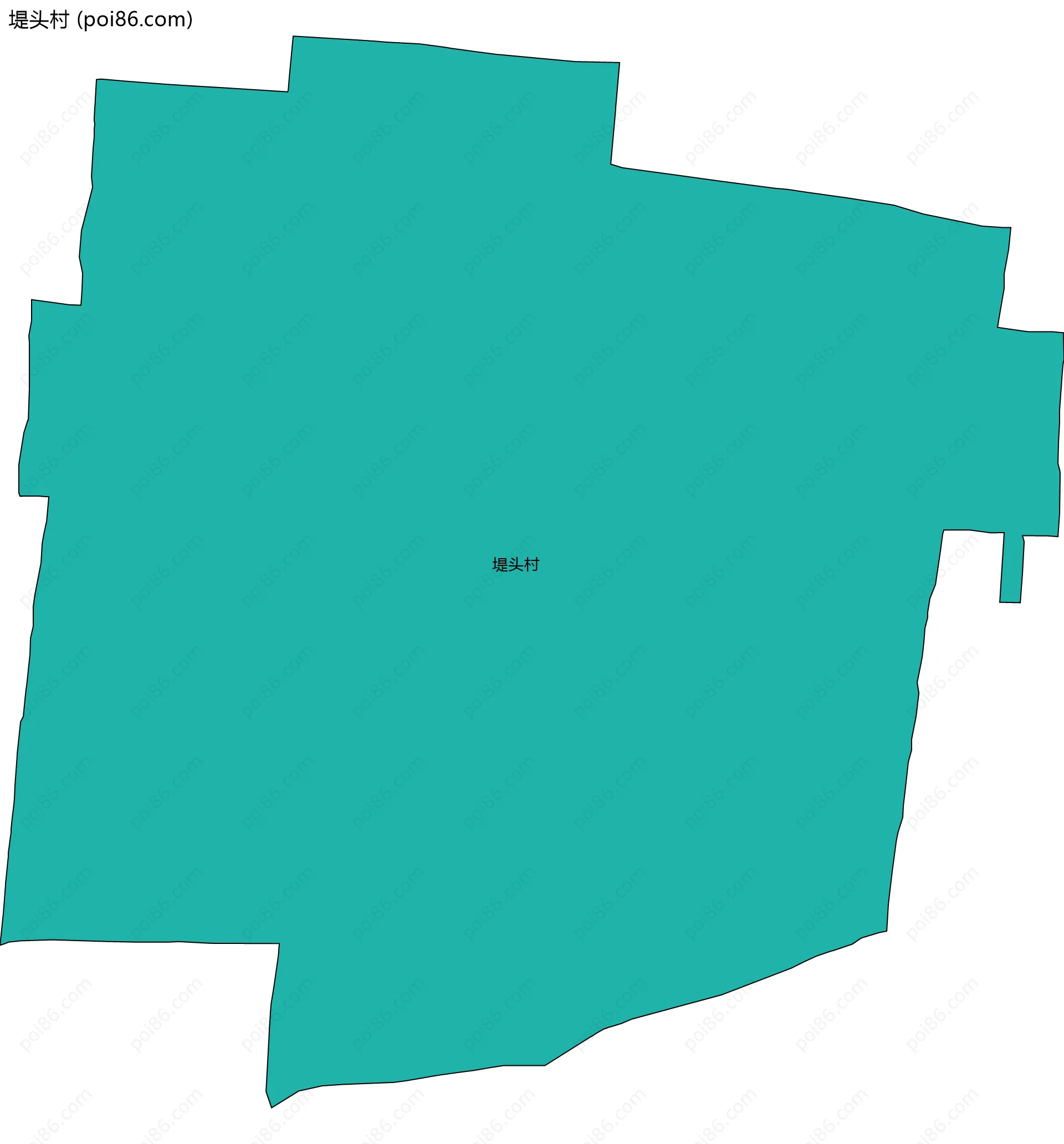 堤头村边界地图