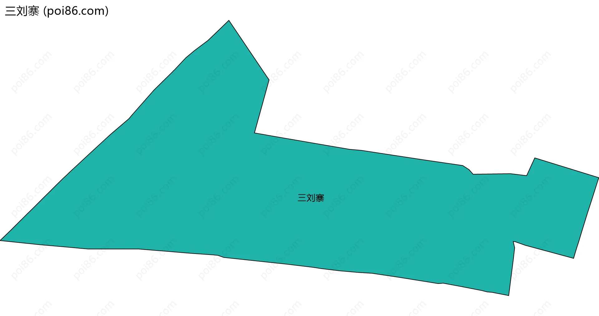 三刘寨边界地图