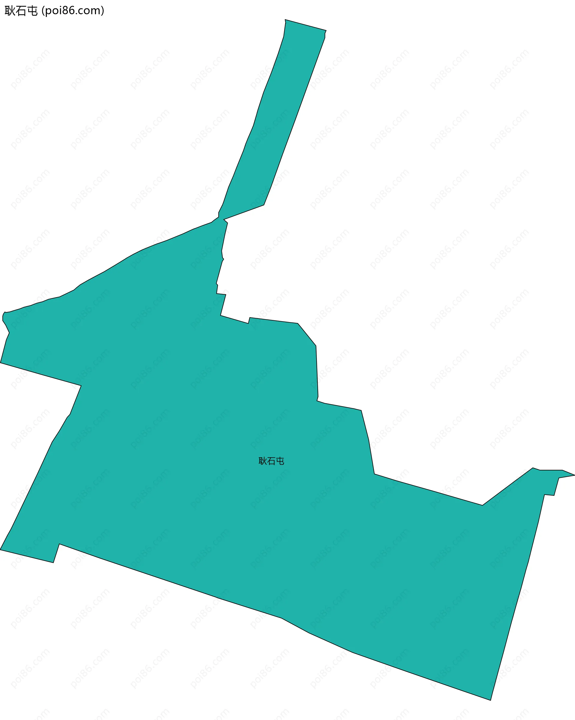 耿石屯边界地图