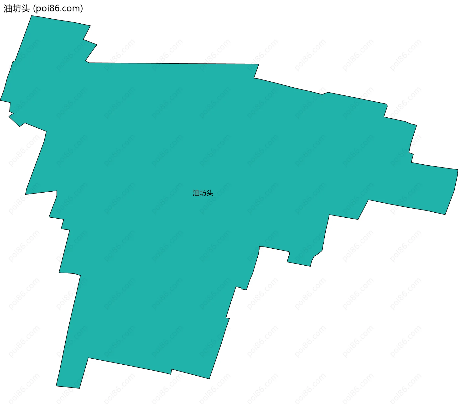 油坊头边界地图