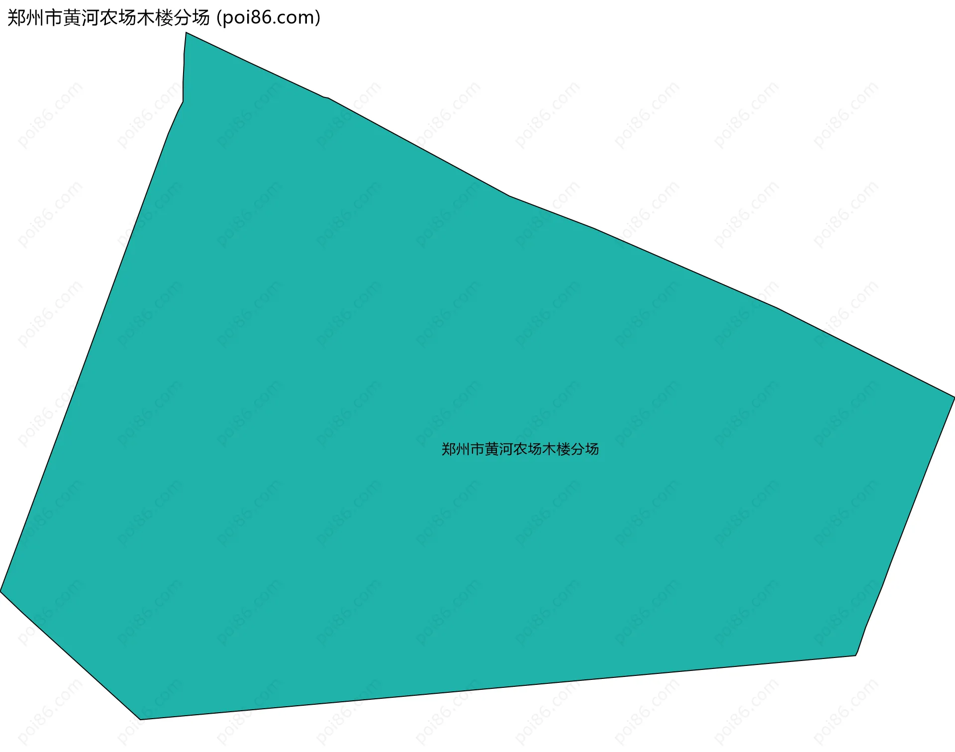 郑州市黄河农场木楼分场边界地图