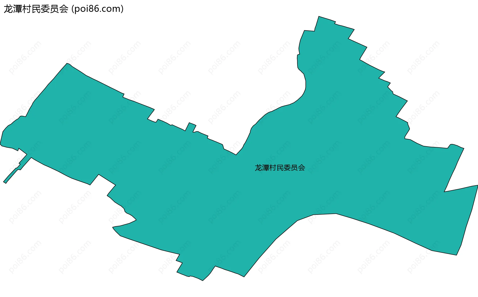 龙潭村民委员会边界地图