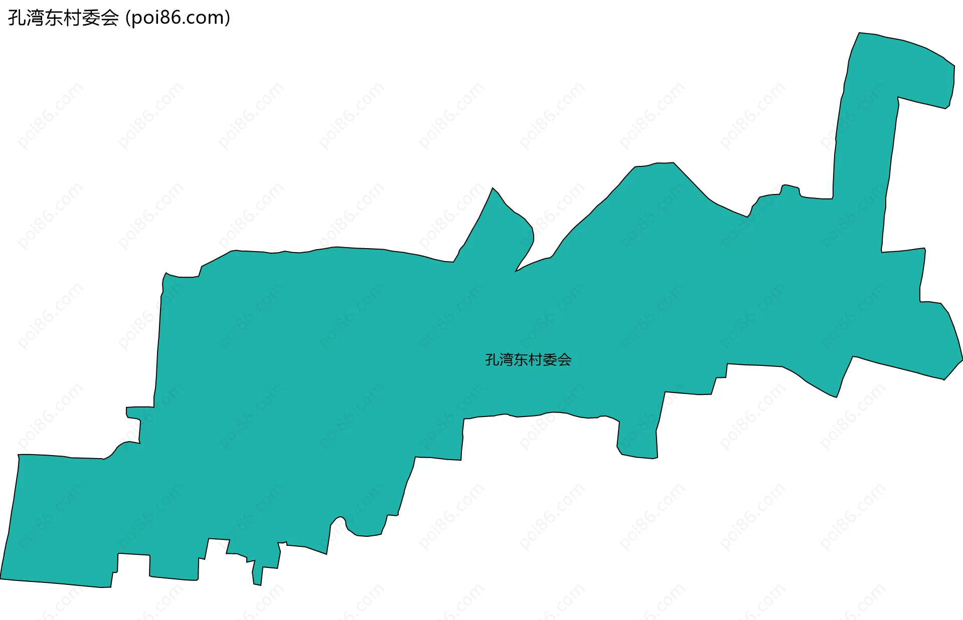 孔湾东村委会边界地图