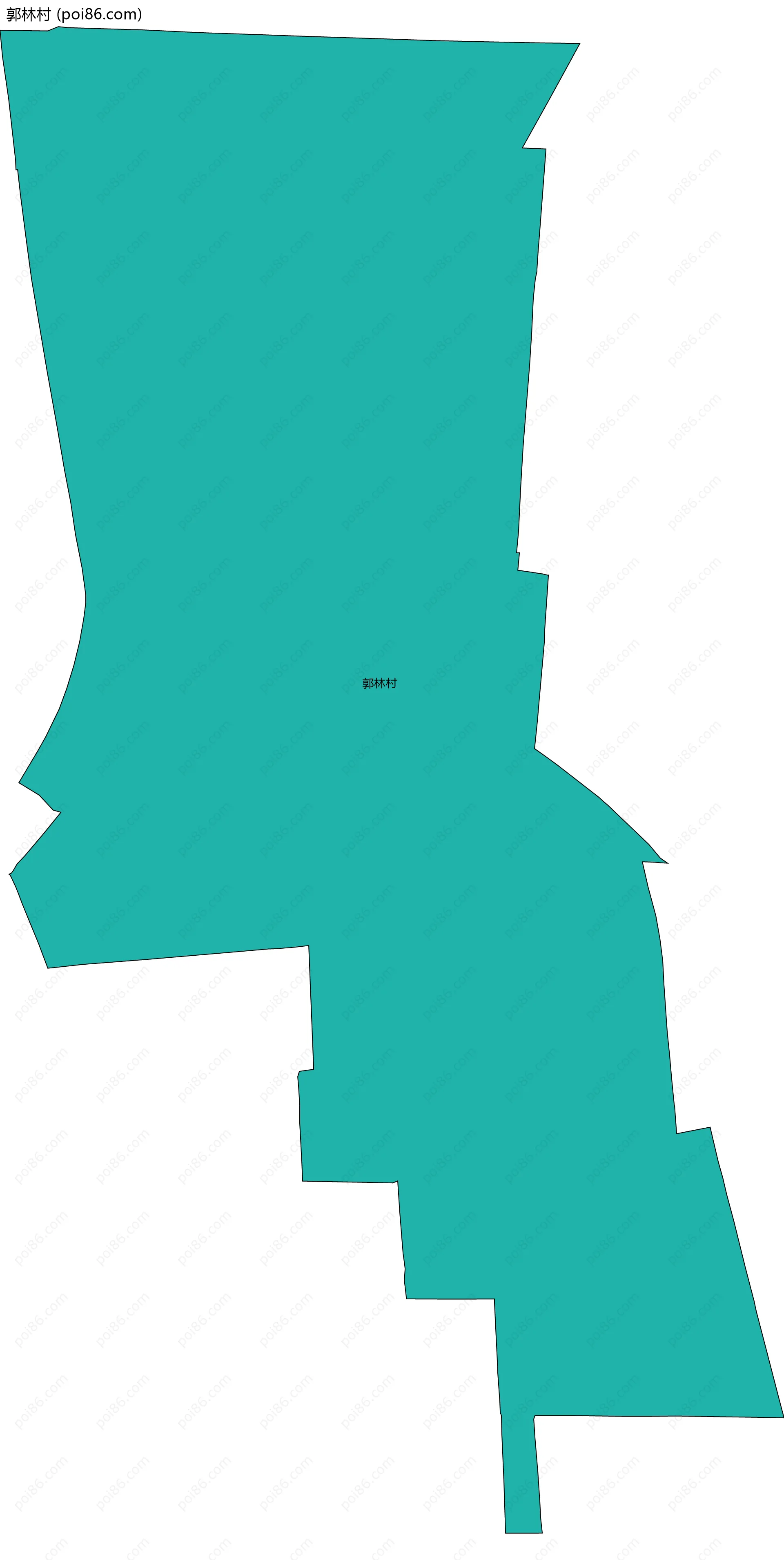 郭林村边界地图