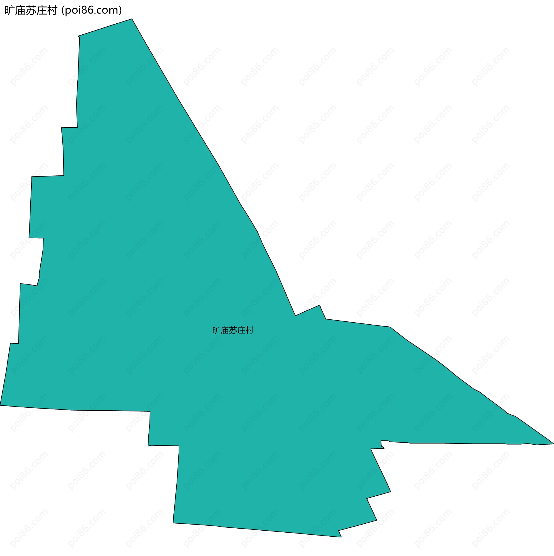 旷庙苏庄村边界地图
