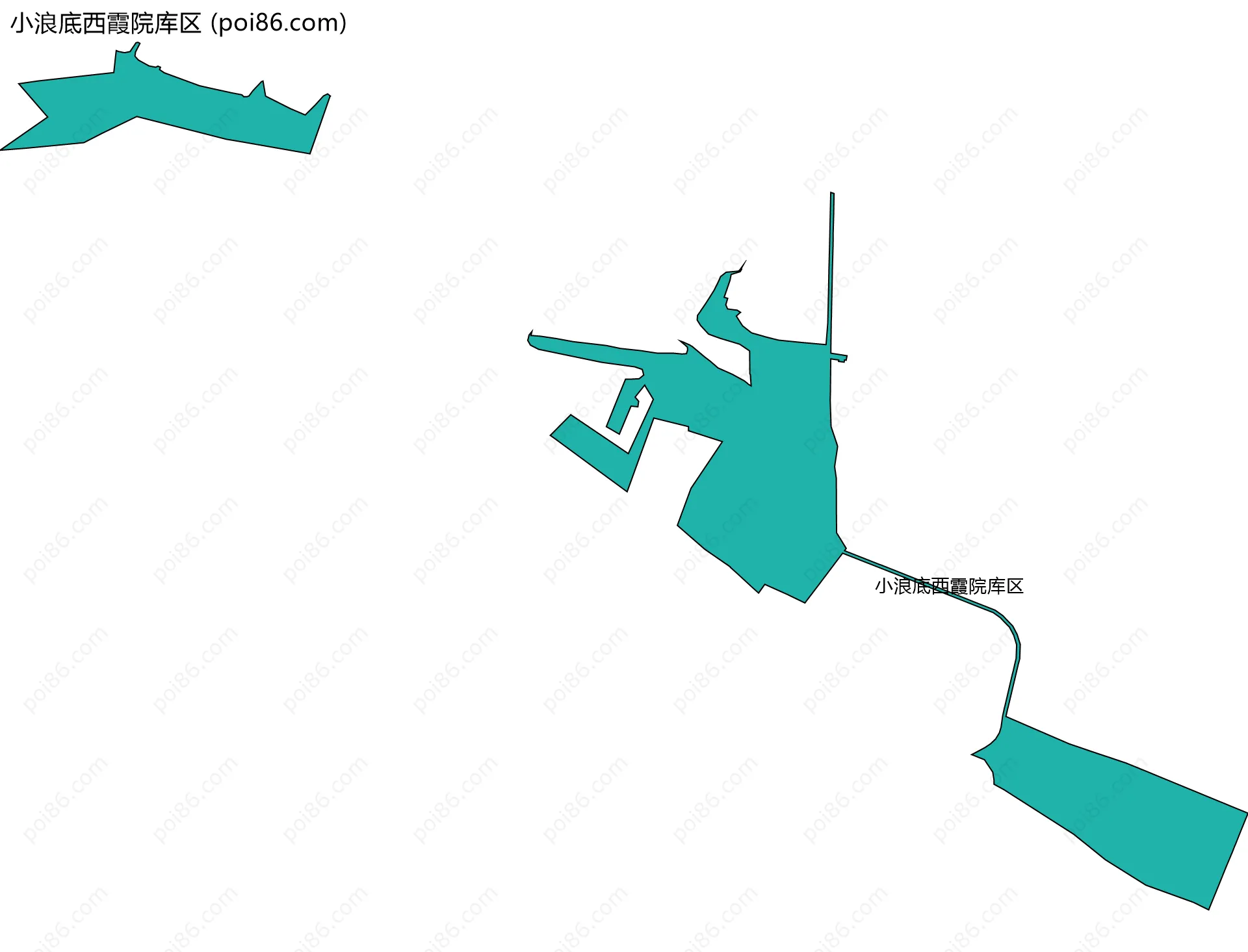 小浪底西霞院库区边界地图