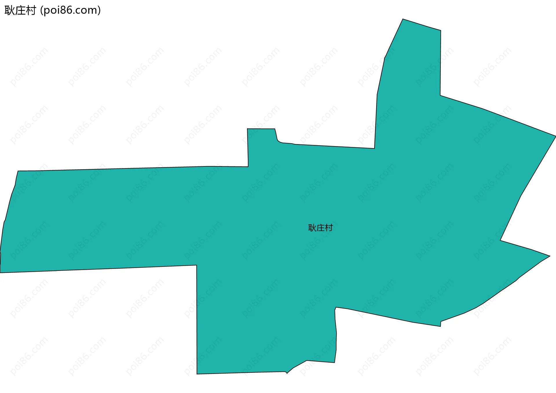 耿庄村边界地图