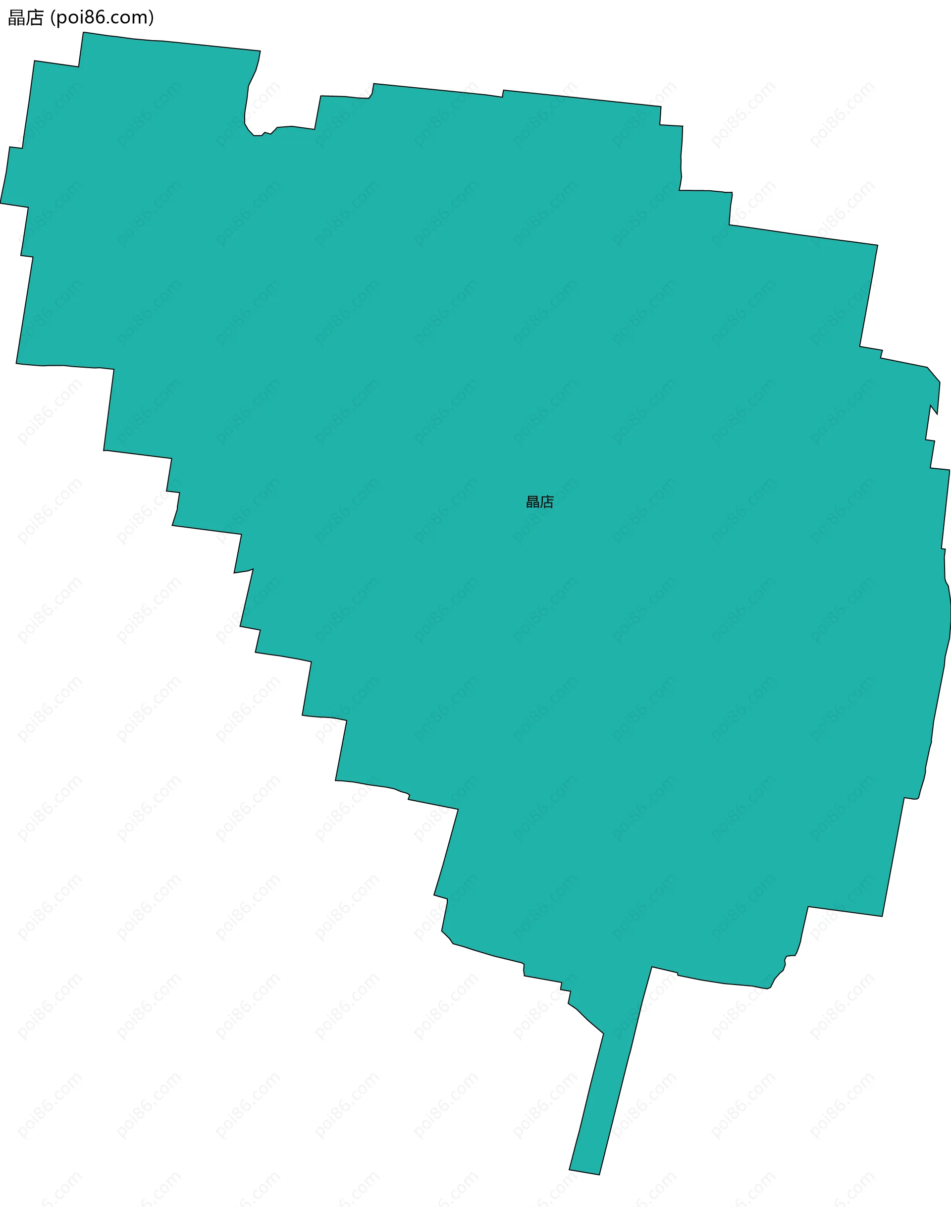 晶店边界地图
