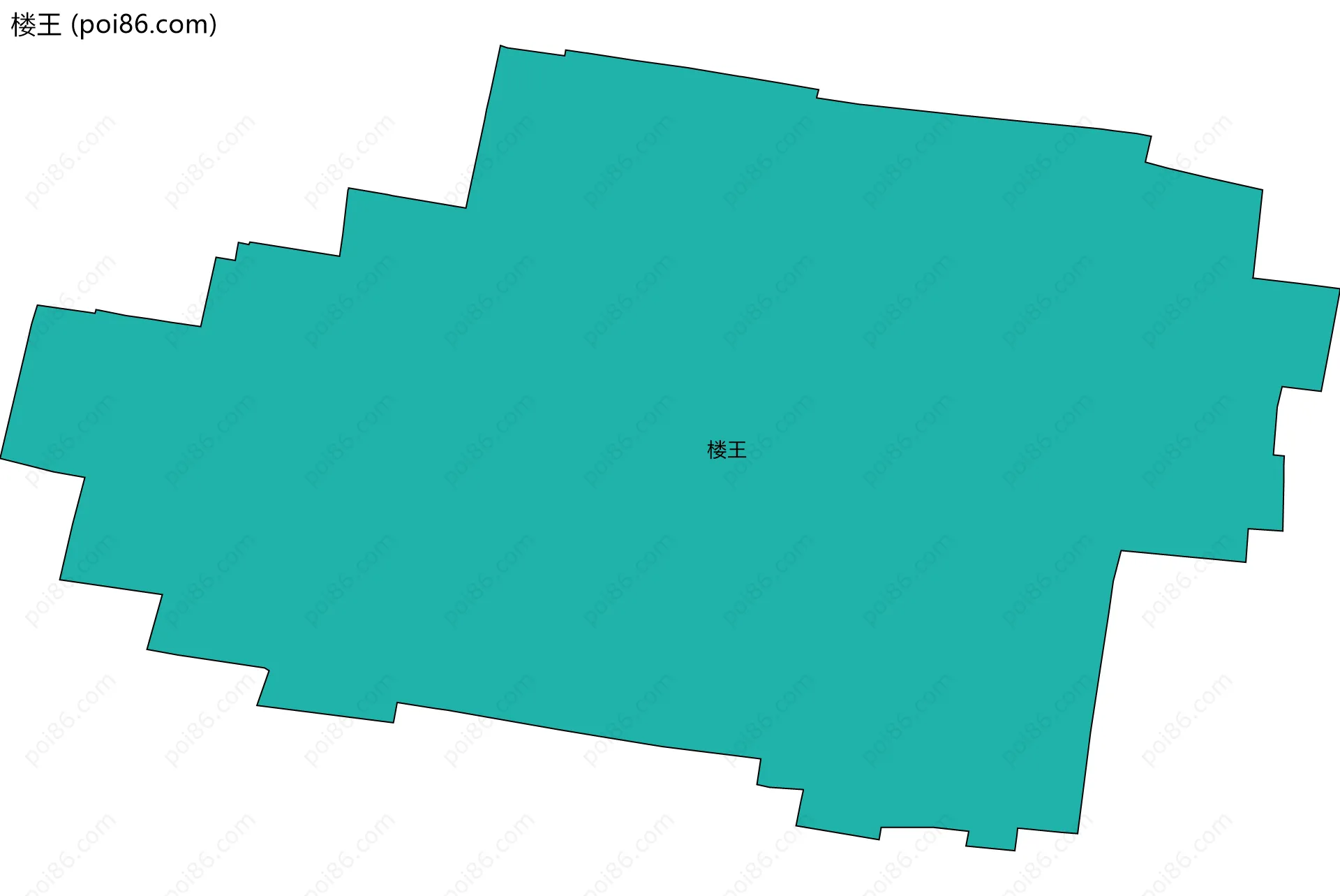 楼王边界地图