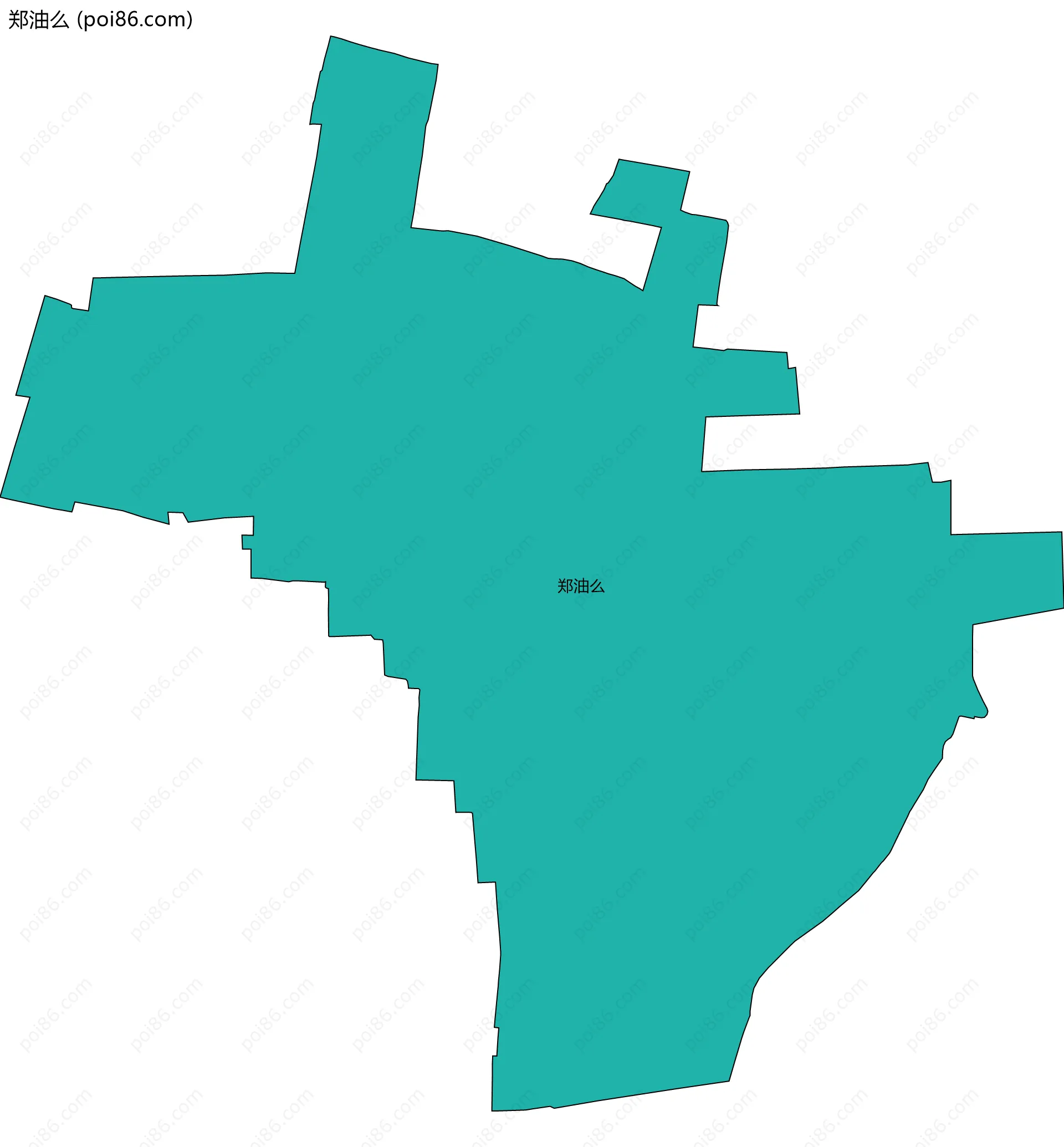 郑油么边界地图