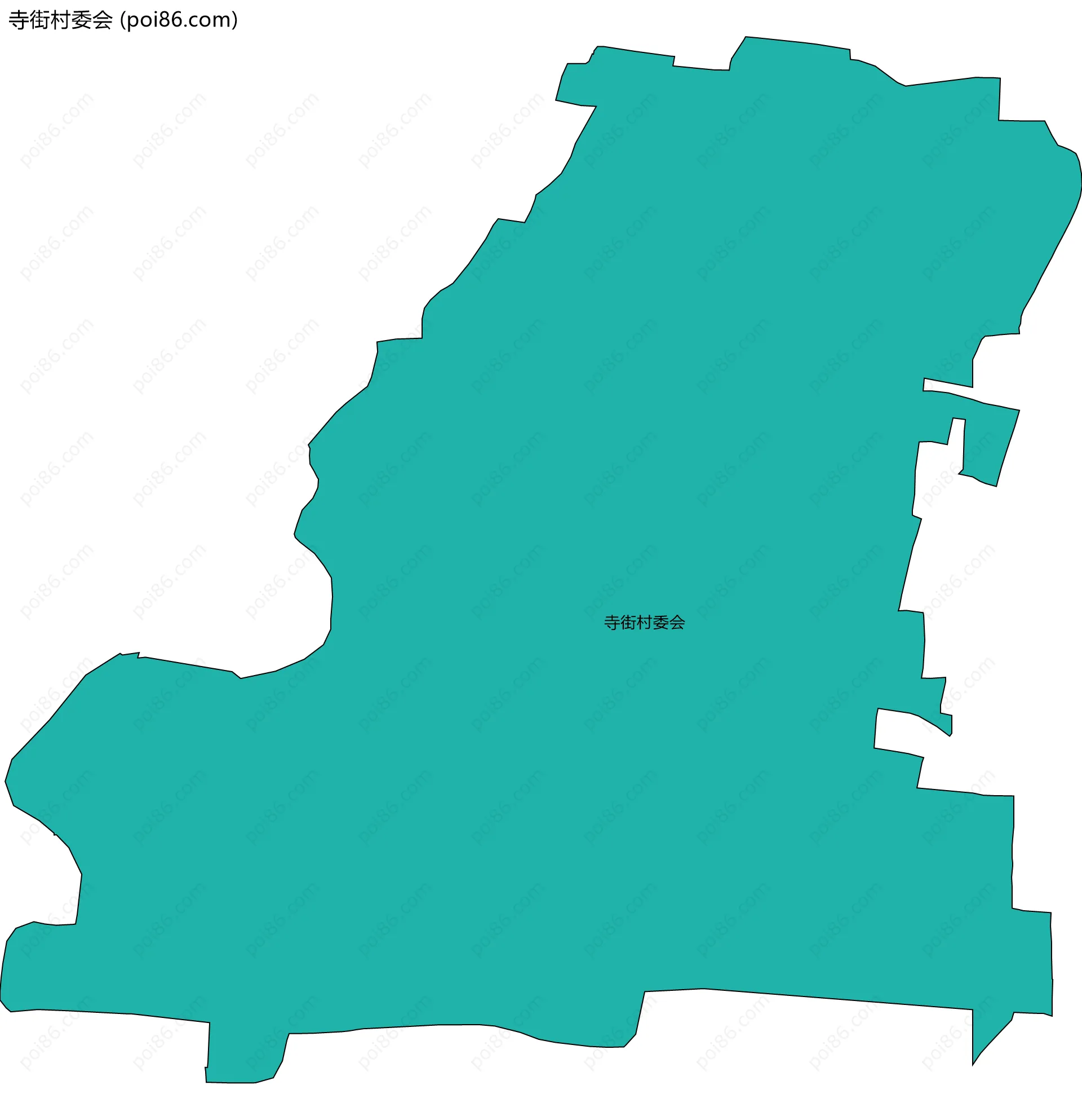 寺街村委会边界地图