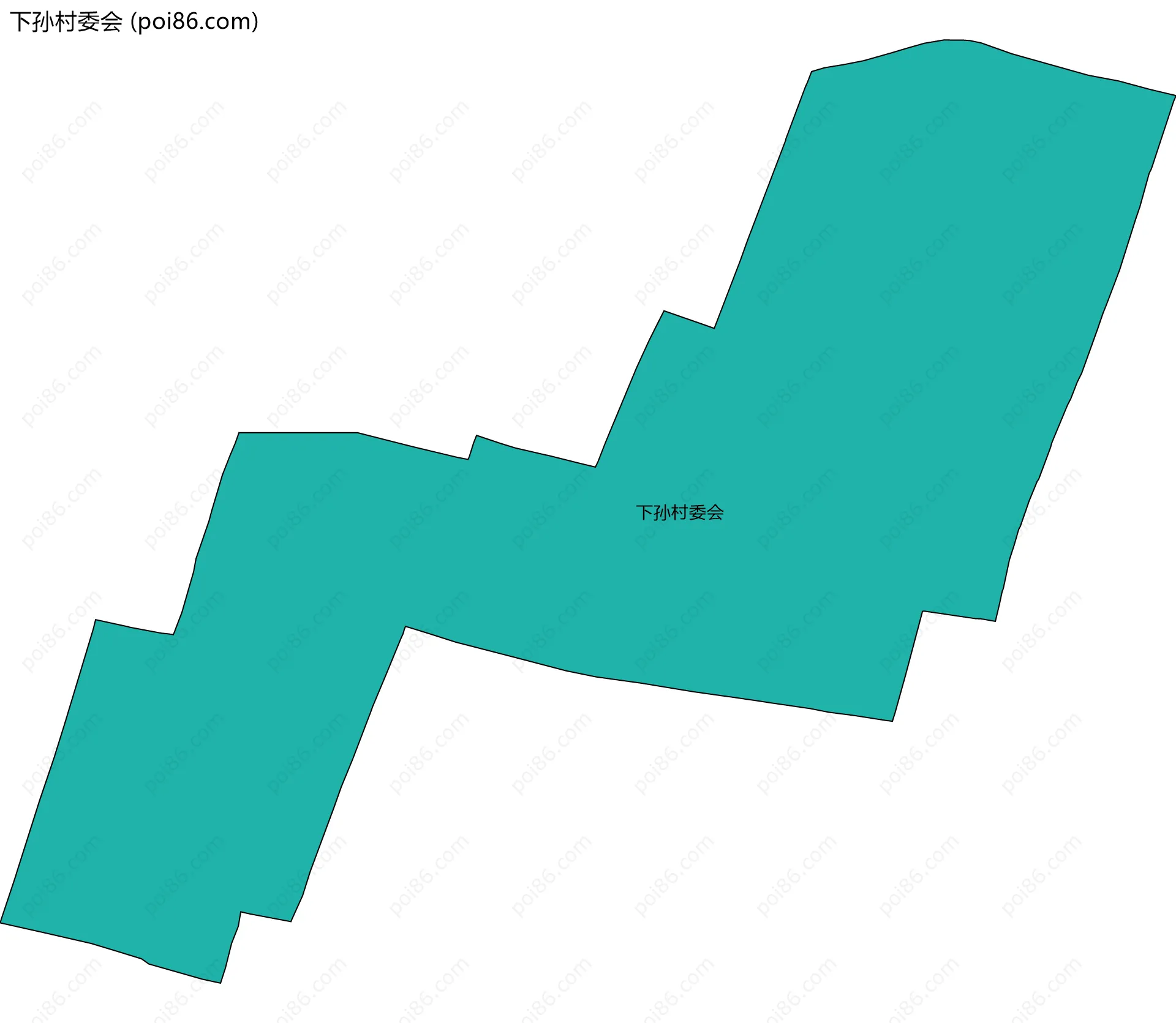 下孙村委会边界地图