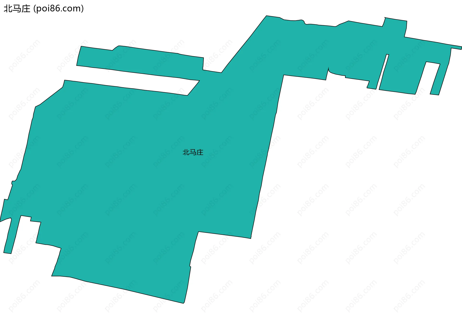 北马庄边界地图