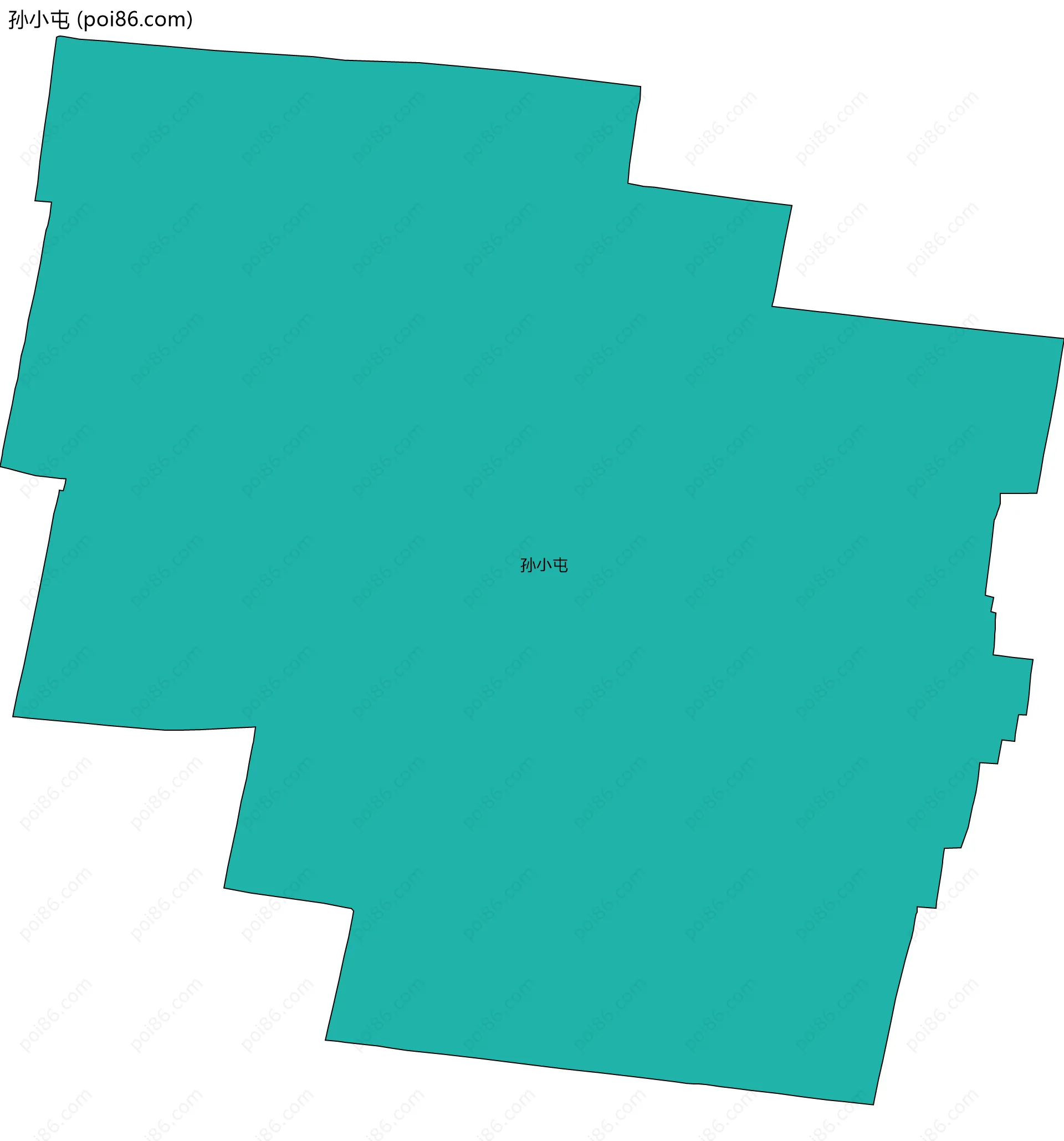 孙小屯边界地图