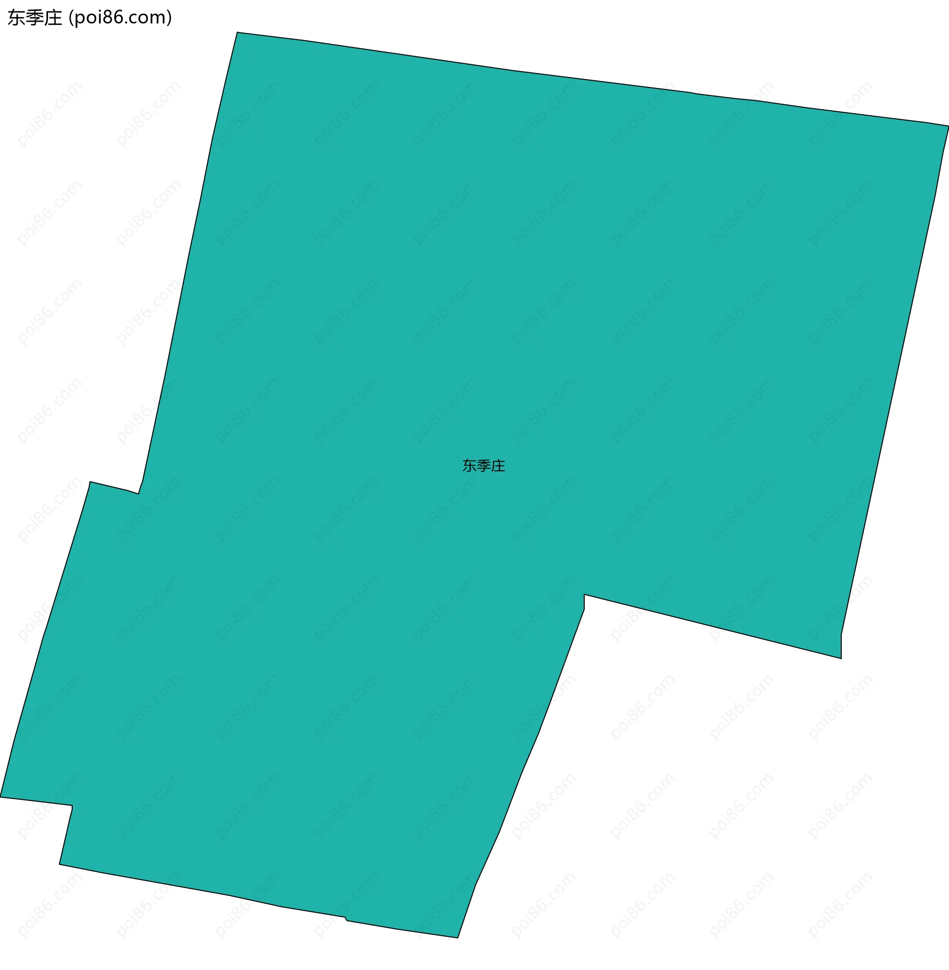 东季庄边界地图