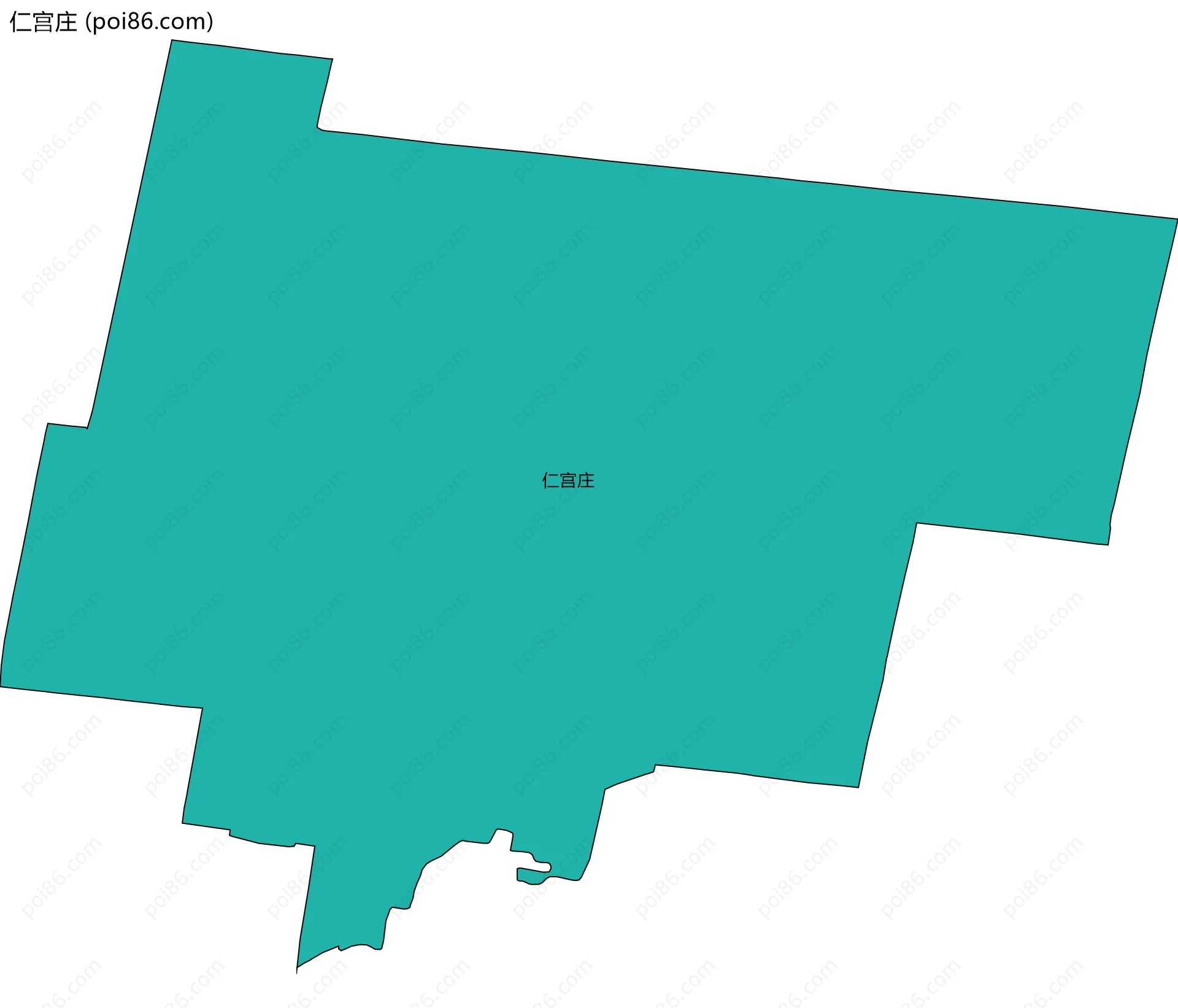 仁宫庄边界地图