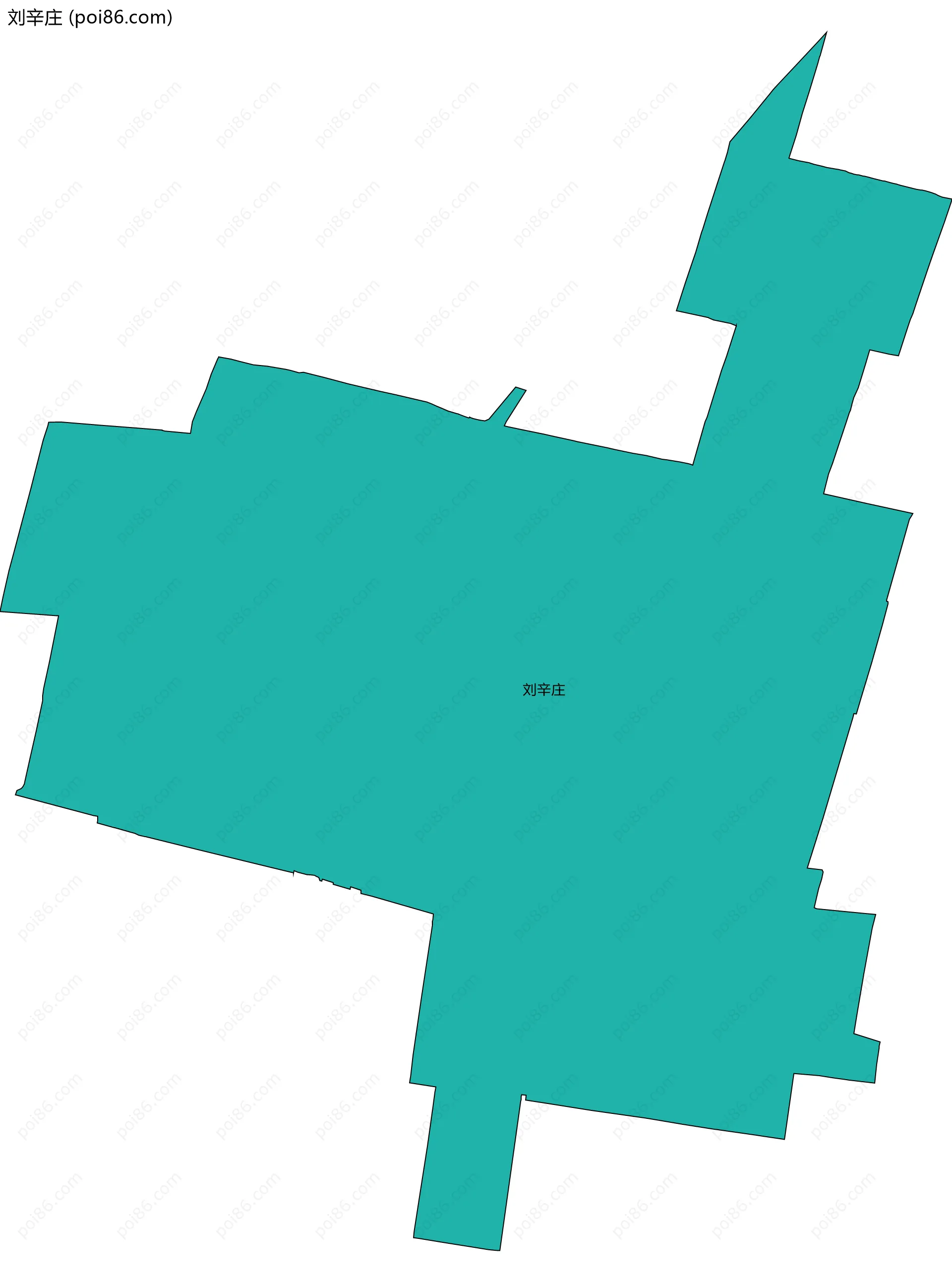 刘辛庄边界地图