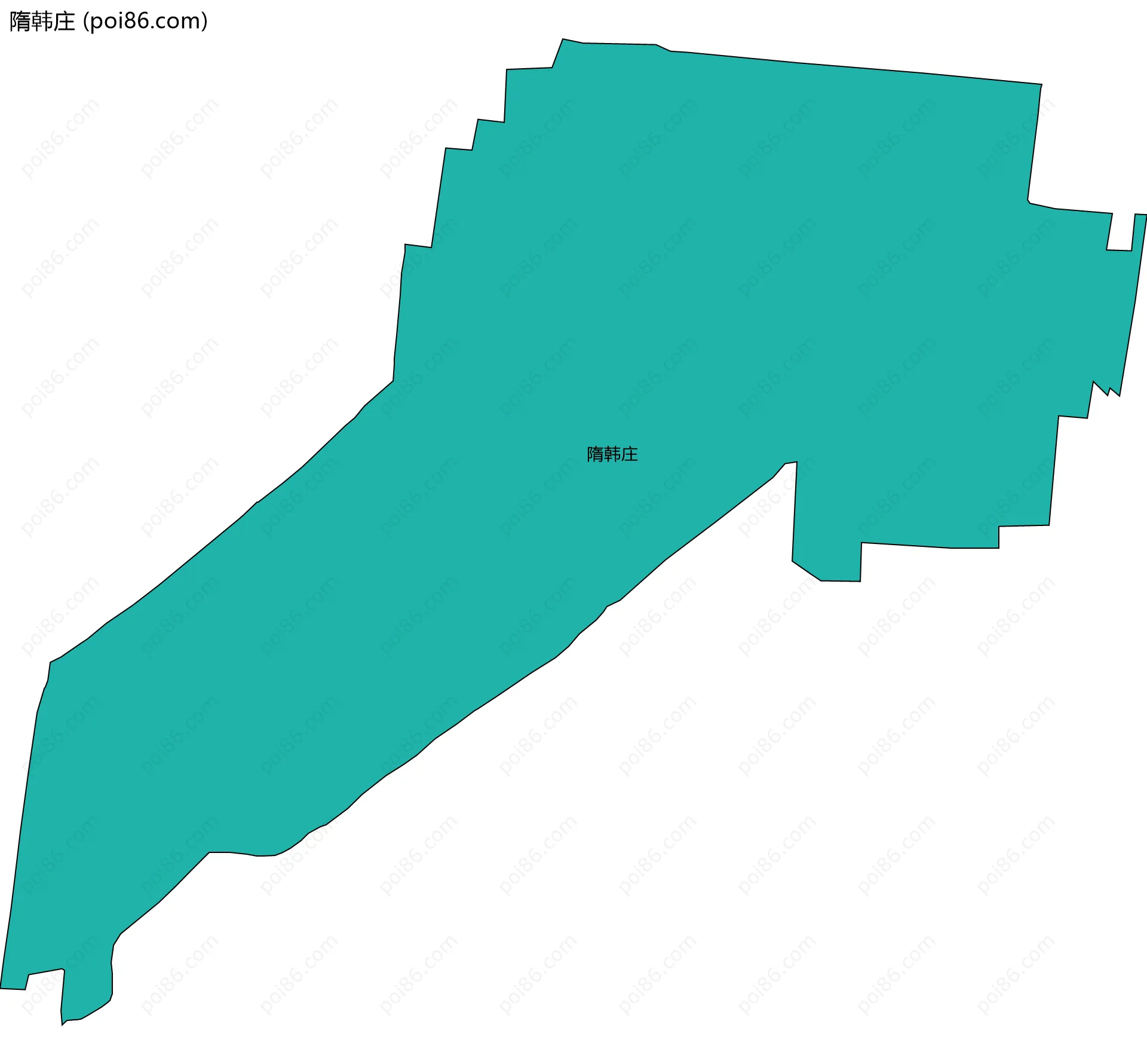 隋韩庄边界地图