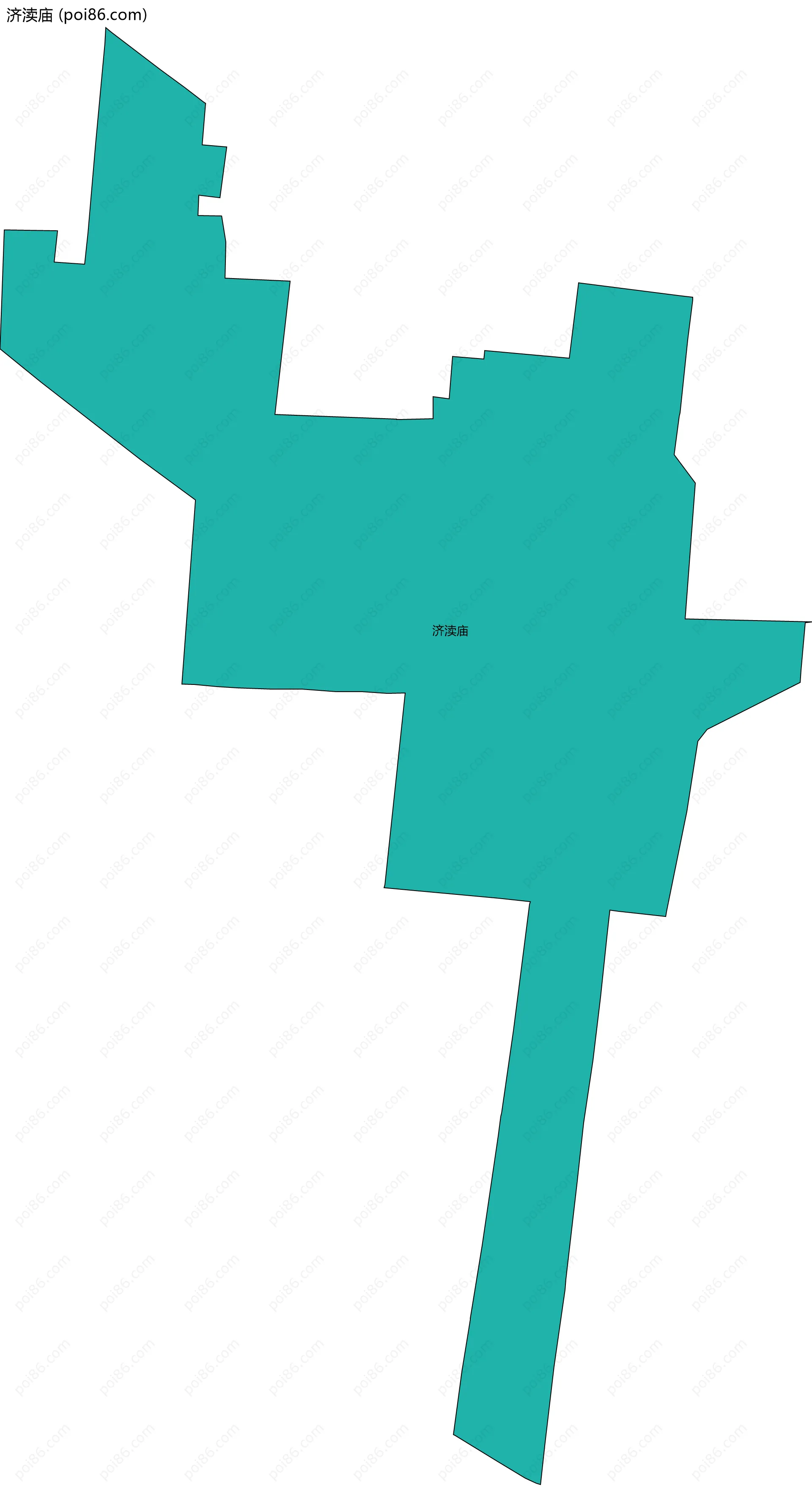 济渎庙边界地图