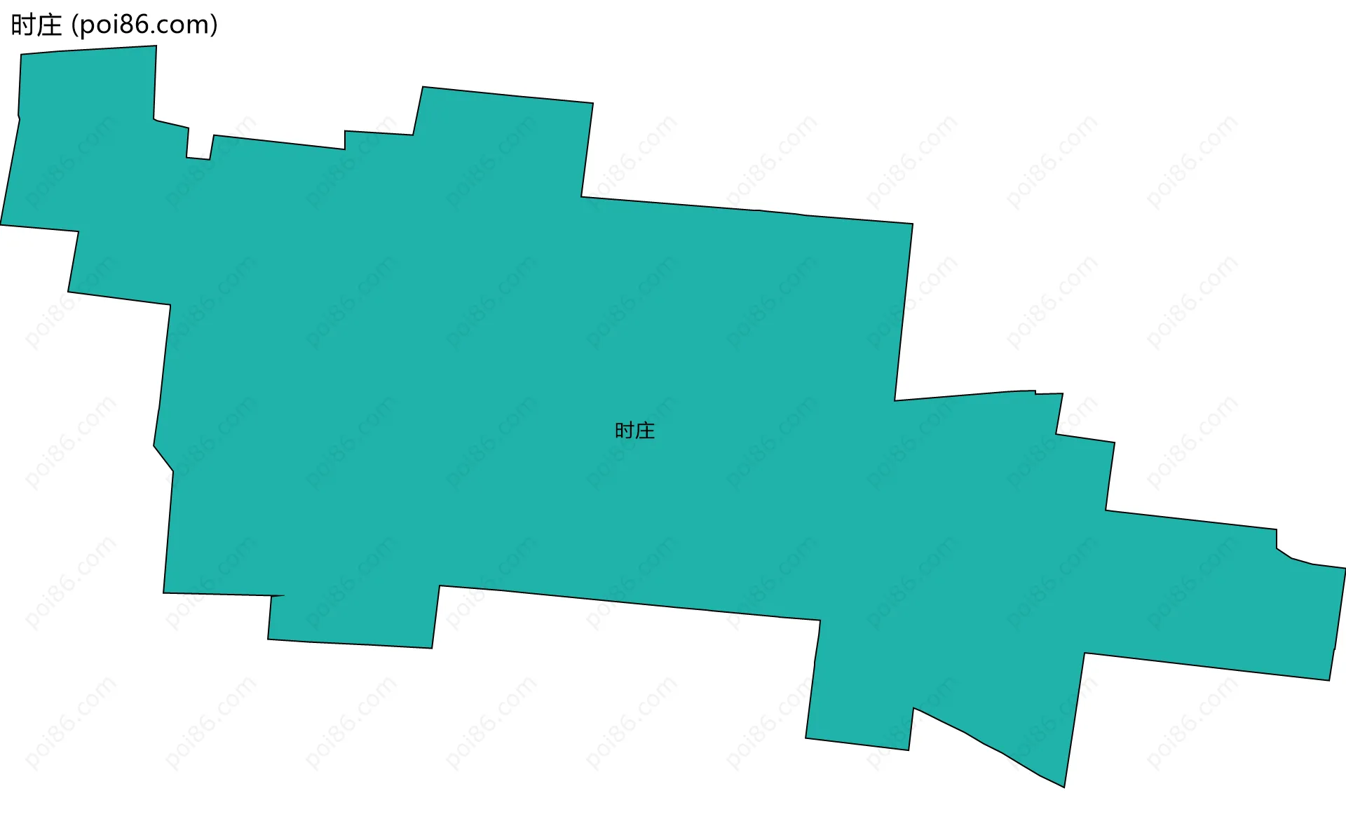 时庄边界地图