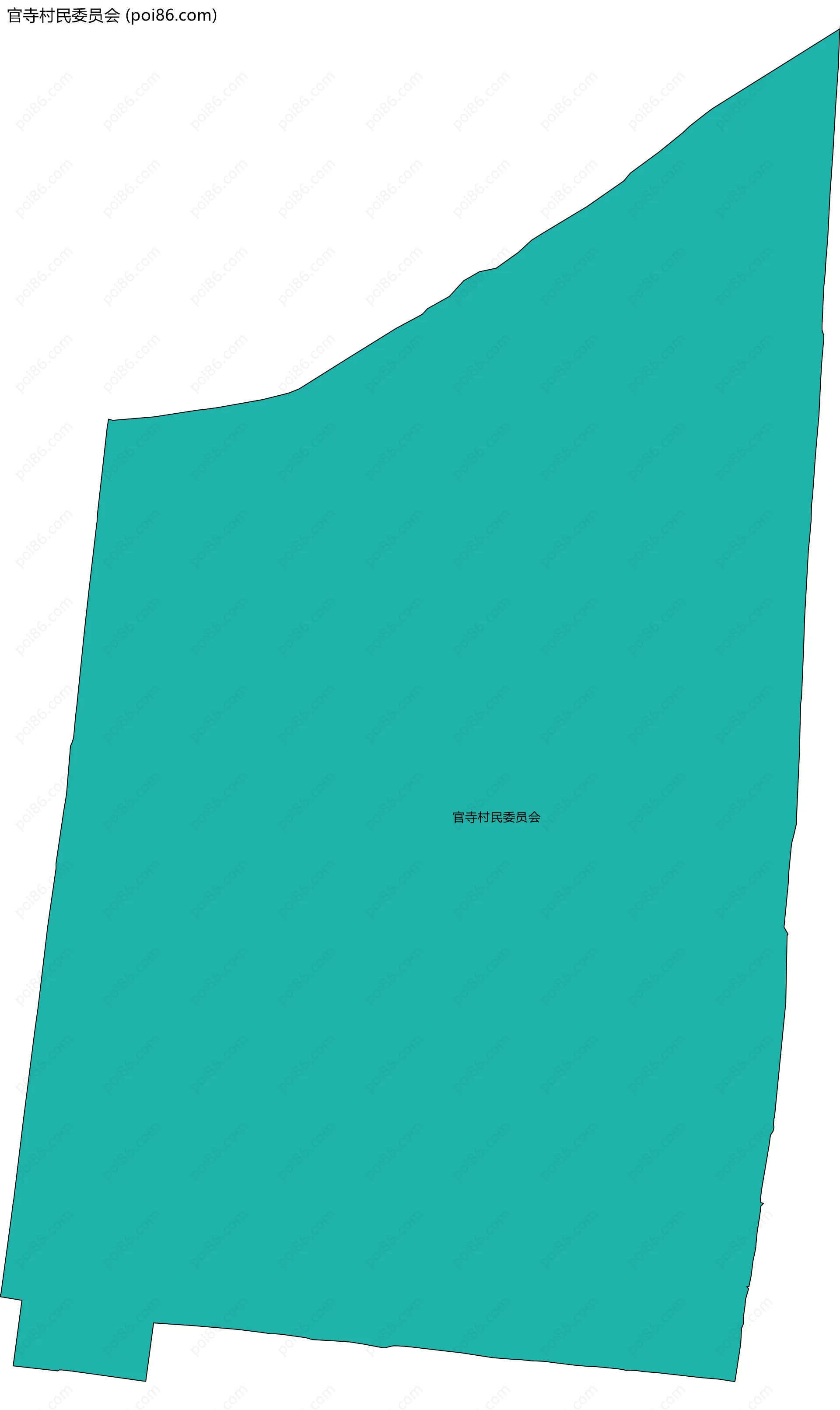 官寺村民委员会边界地图