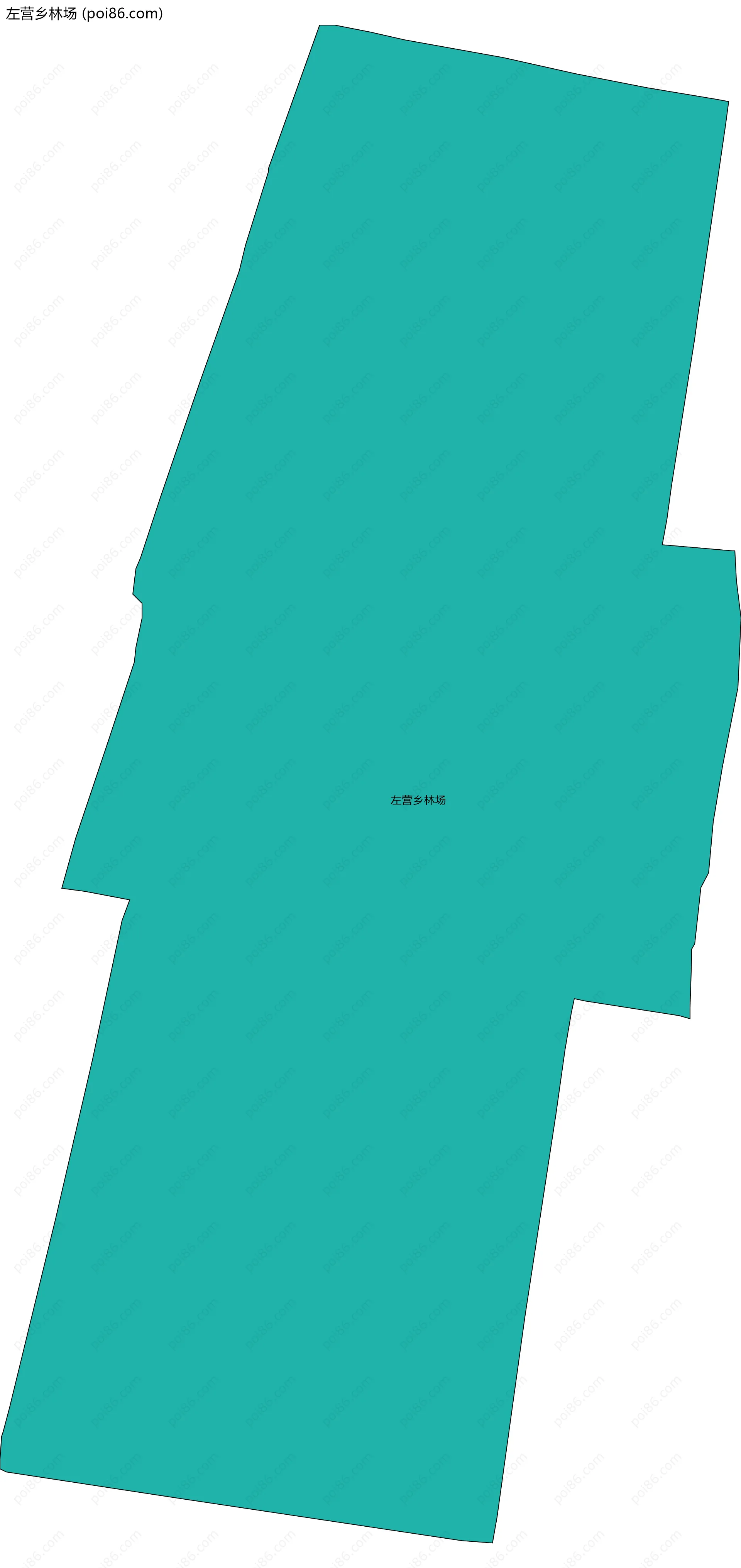 左营乡林场边界地图