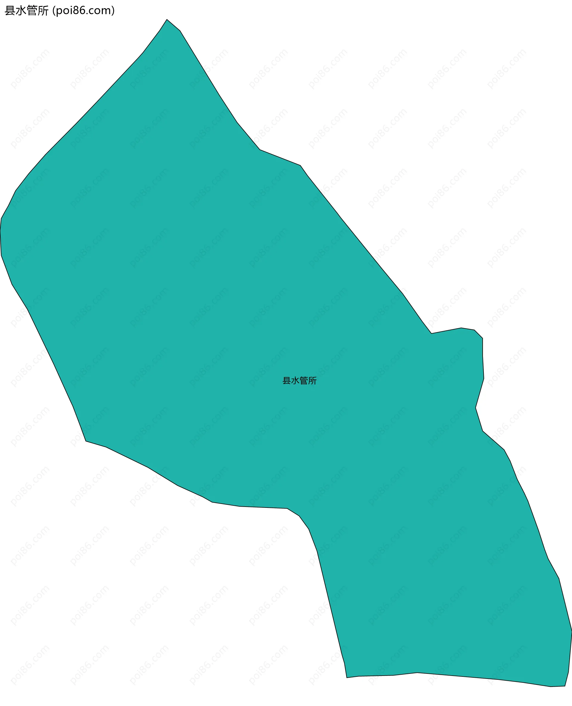 县水管所边界地图