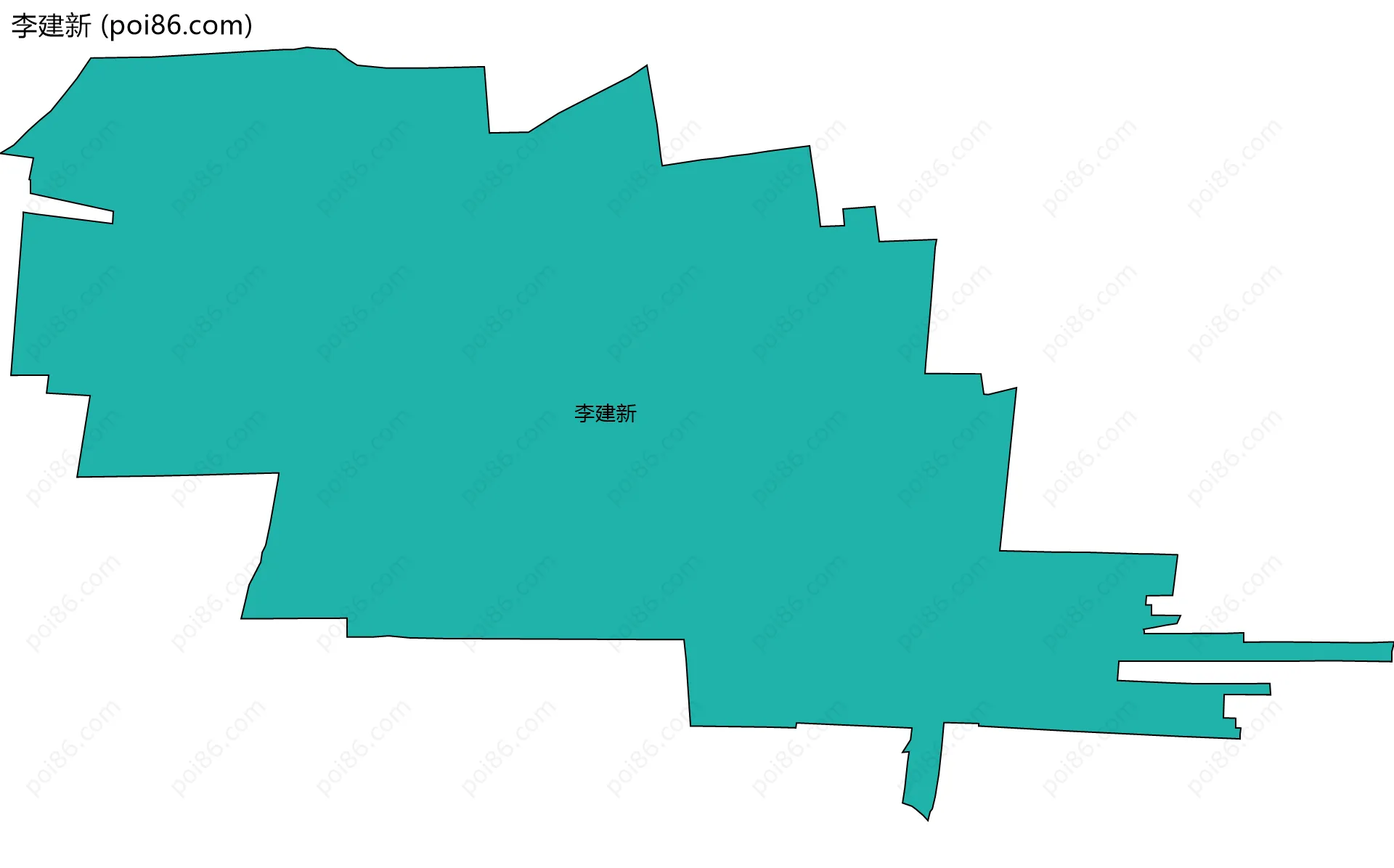 李建新边界地图