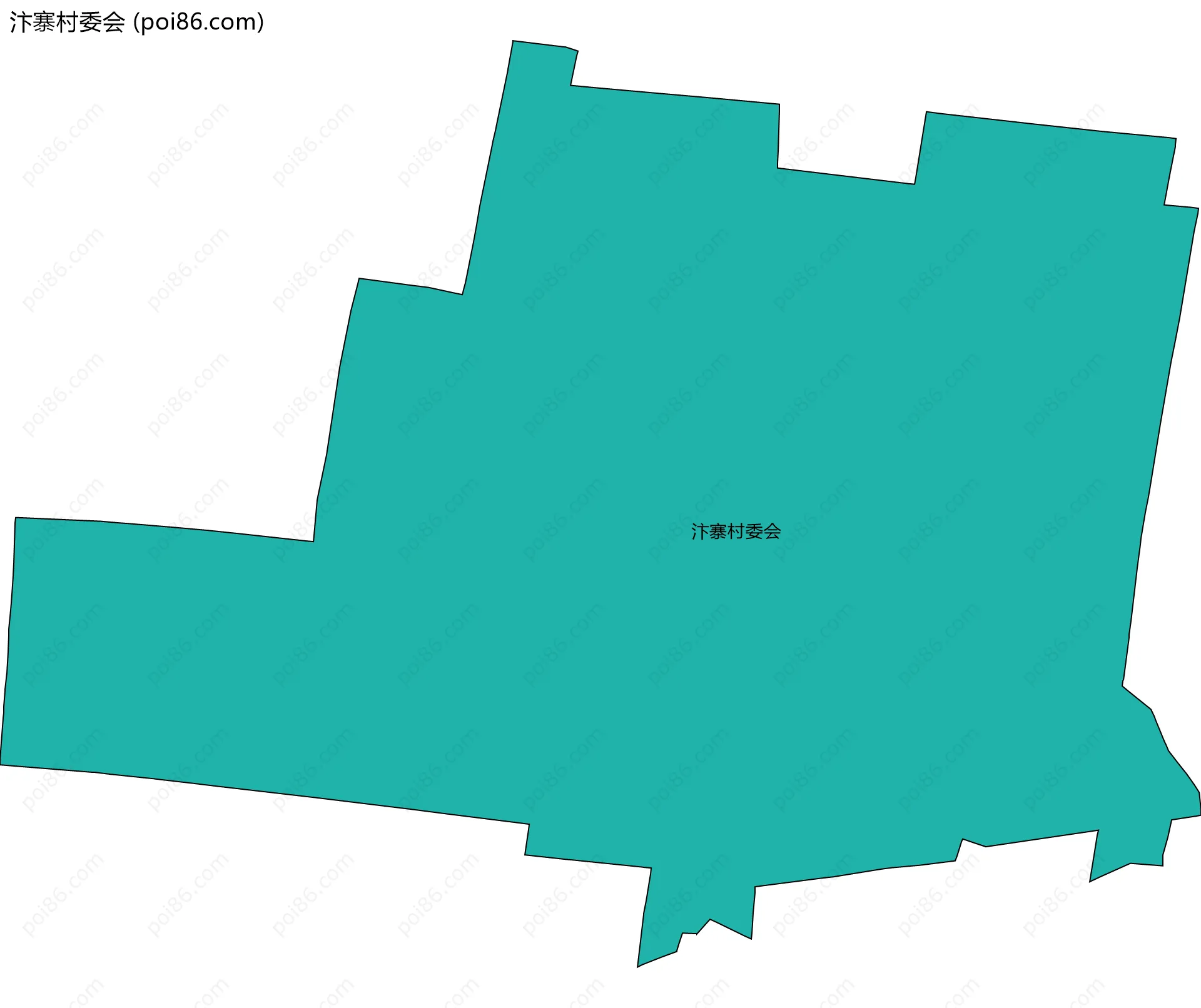 汴寨村委会边界地图