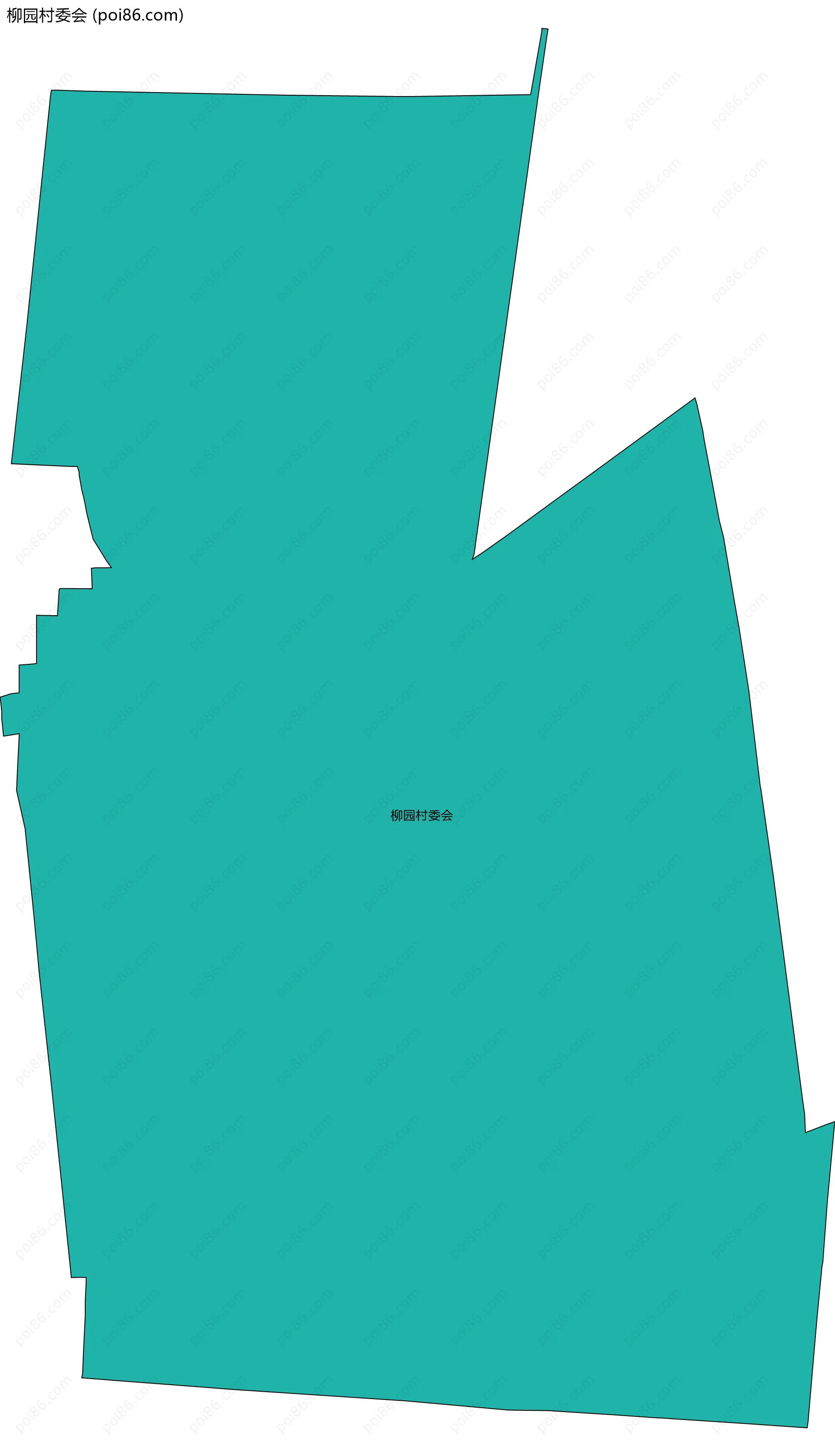 柳园村委会边界地图